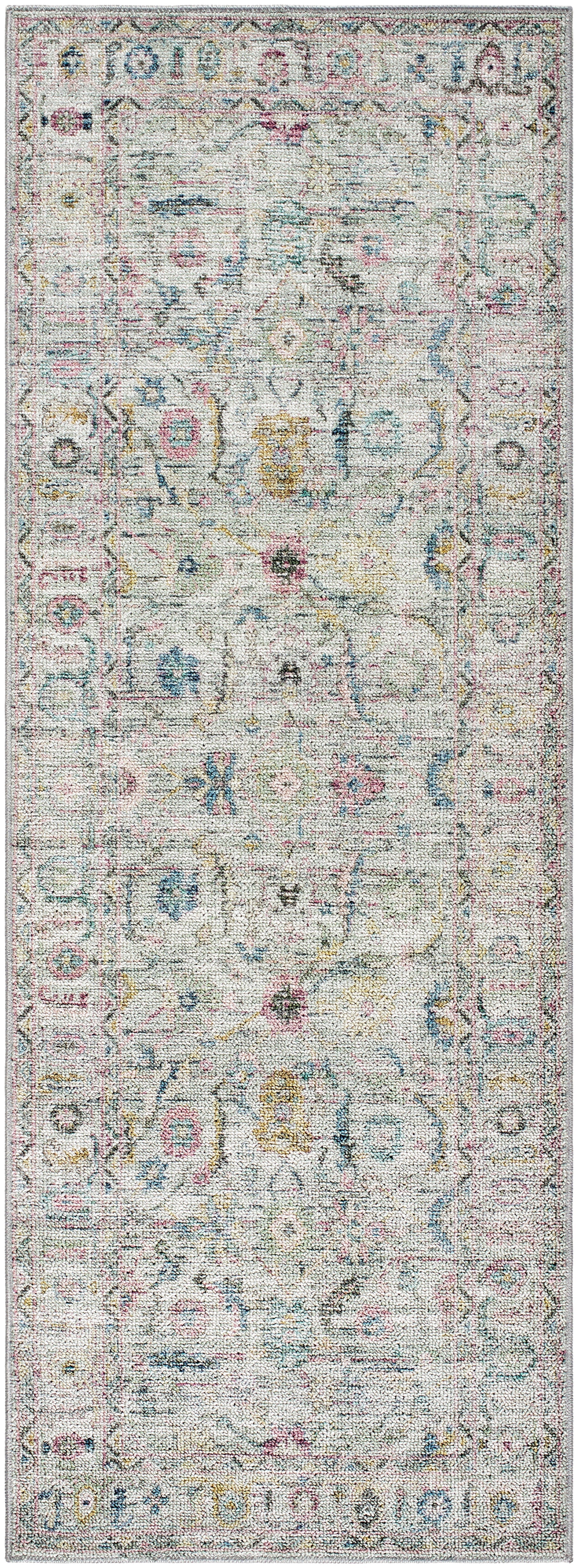 Surya Calhoun CAH-2304 Slate Machine Washable Area Rug by LIVABLISS