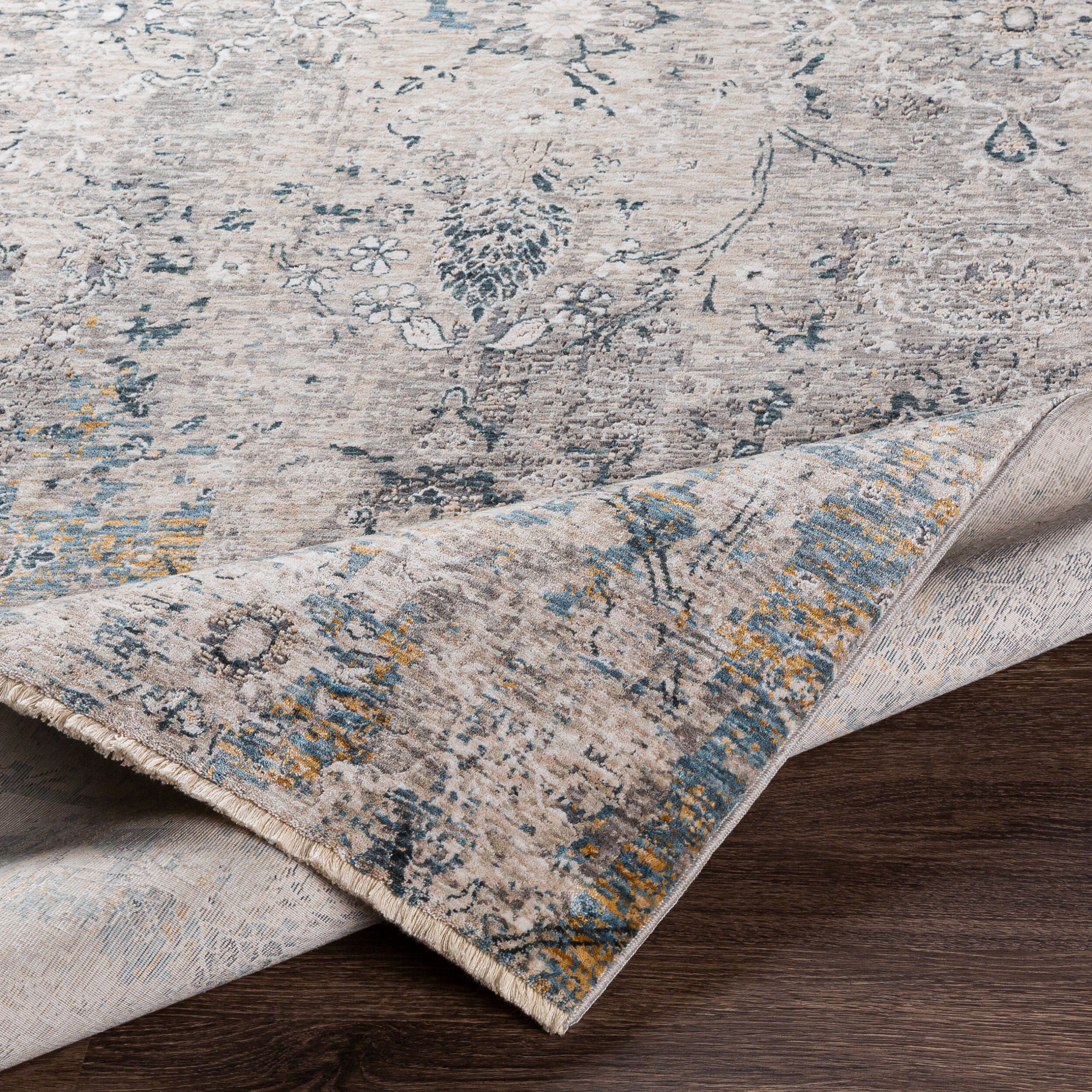 Surya Cardiff CDF-2300 Light Gray Area Rug by LIVABLISS