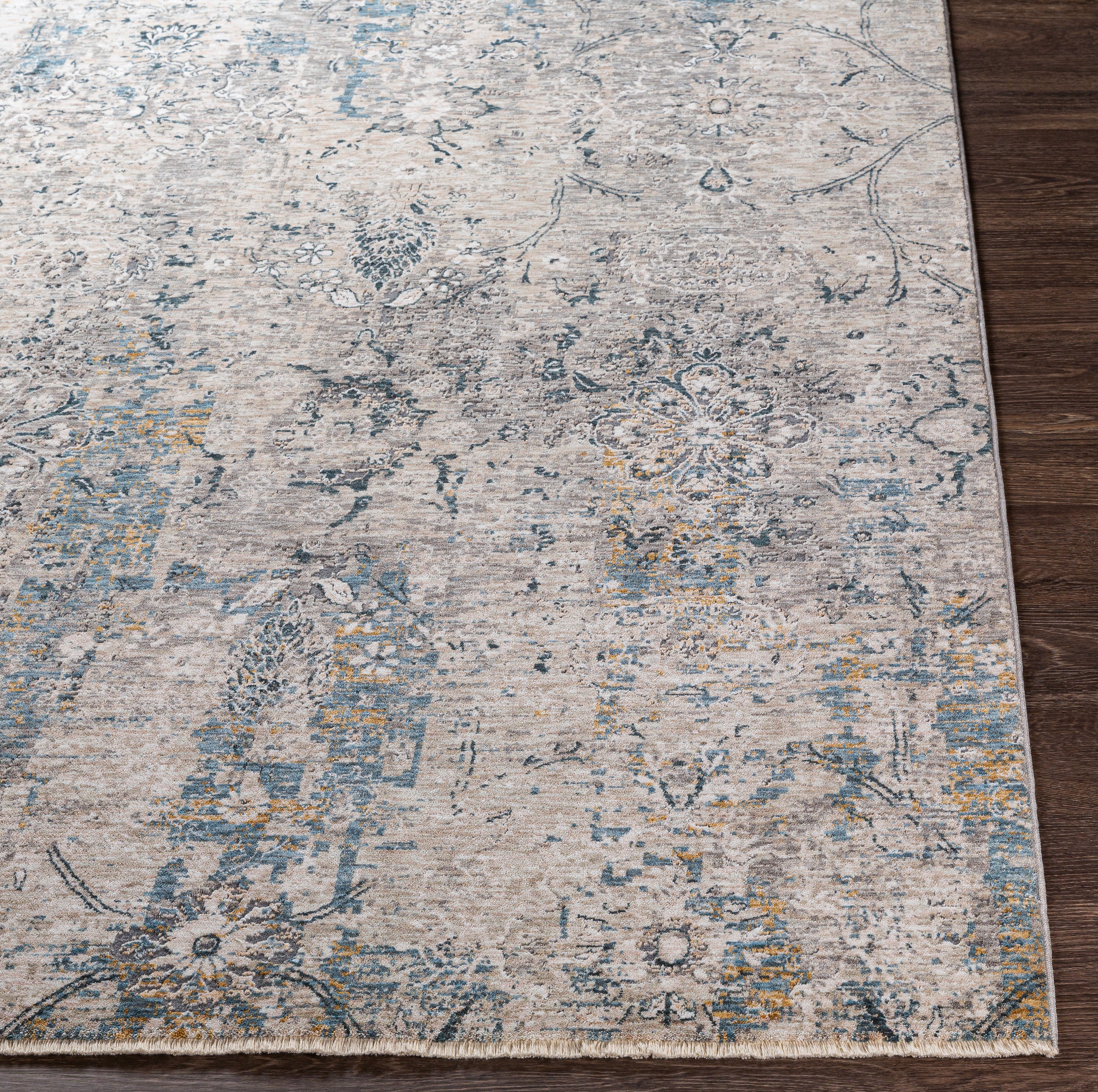 Surya Cardiff CDF-2300 Light Gray Area Rug by LIVABLISS