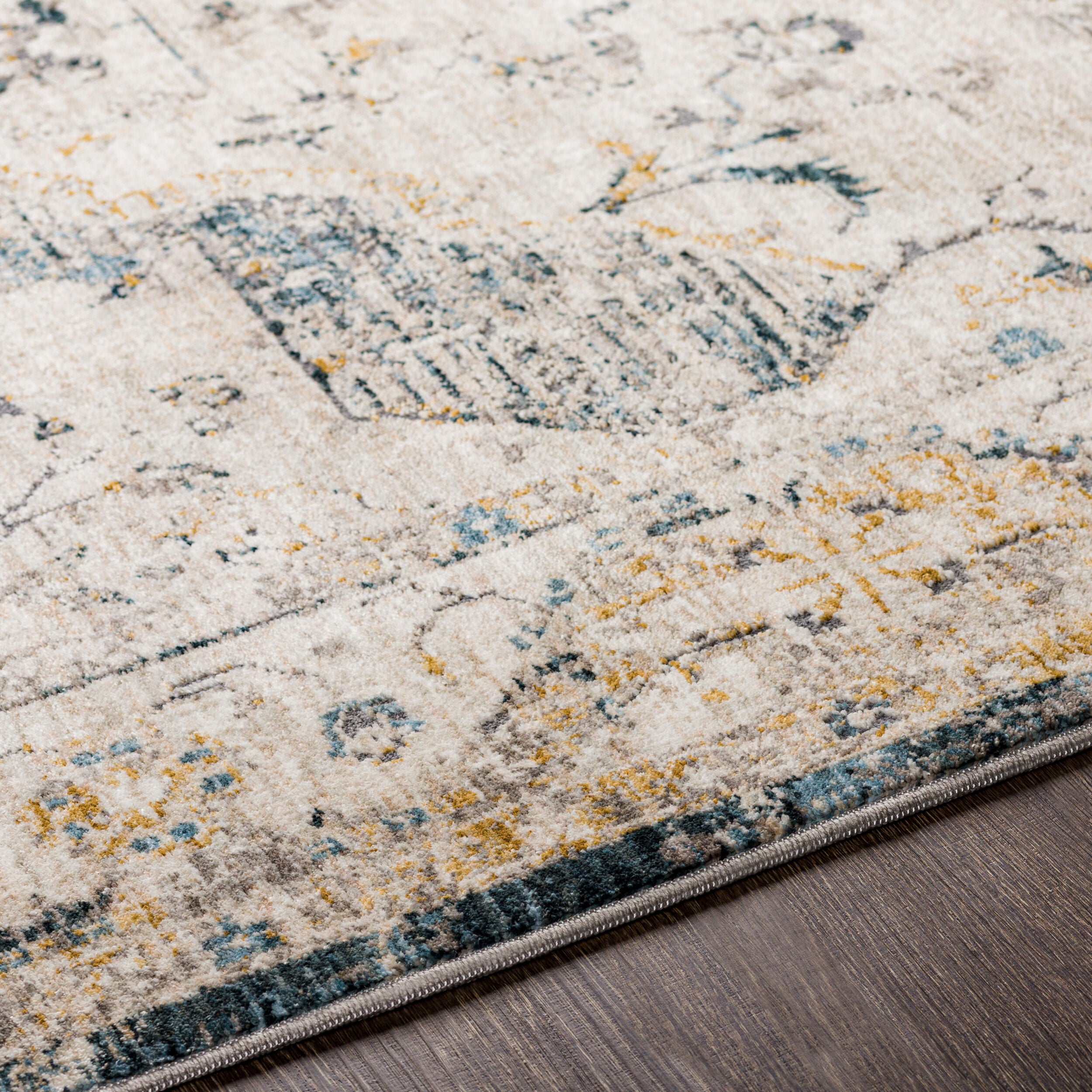 Surya Cardiff CDF-2303 Medium Gray Area Rug by LIVABLISS