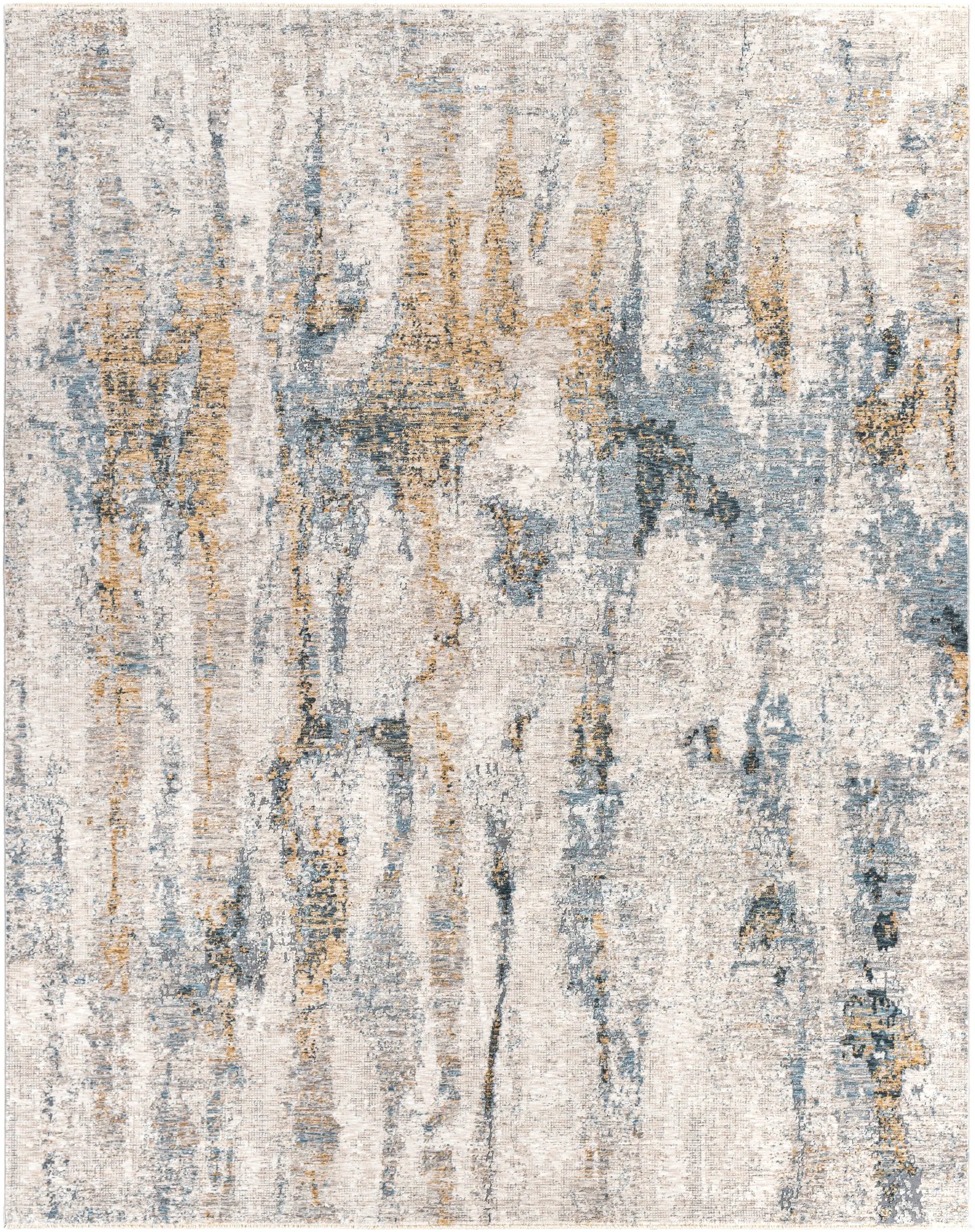 Cardiff CDF-2306 Medium-Gray Area Rug by LIVABLISS