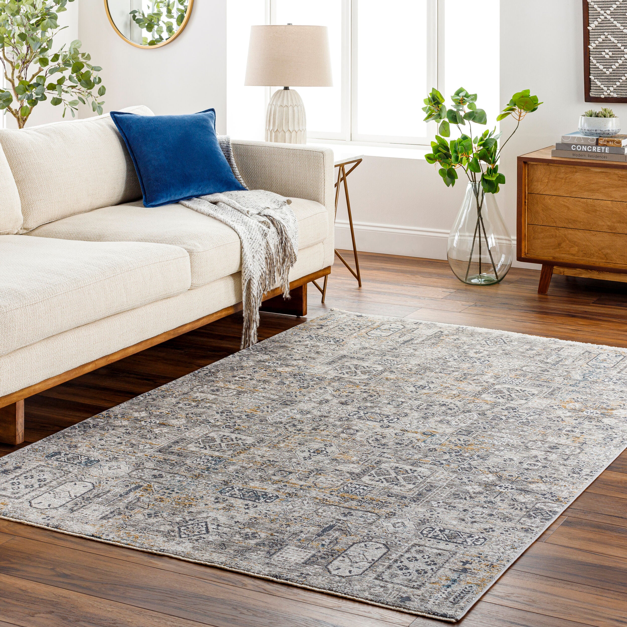 LIVABLISS Cardiff CDF-2310 Charcoal Area Rug
