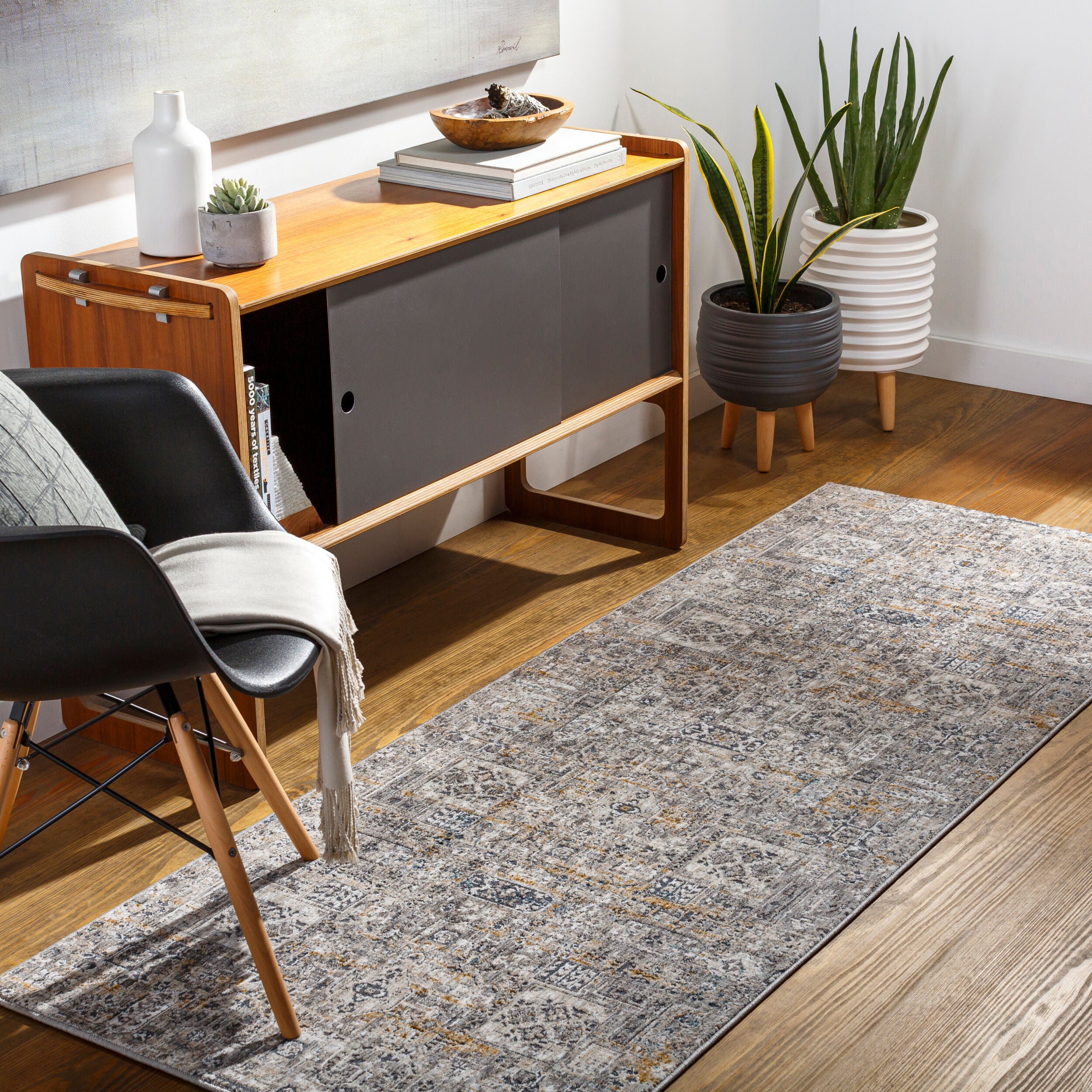 LIVABLISS Cardiff CDF-2310 Charcoal Area Rug