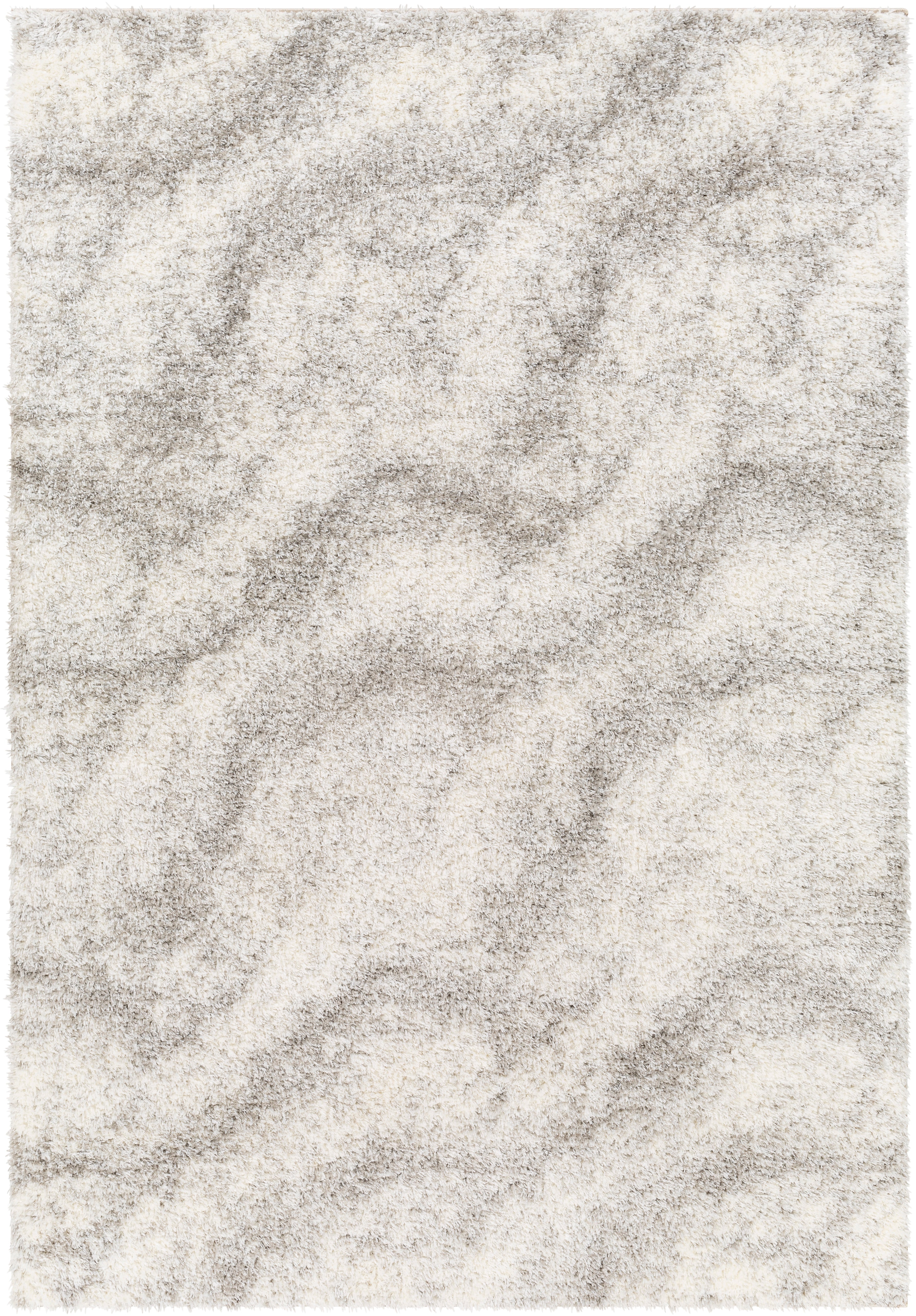 Surya Cloudy Shag CDG-2306 Off-White Area Rug by LIVABLISS