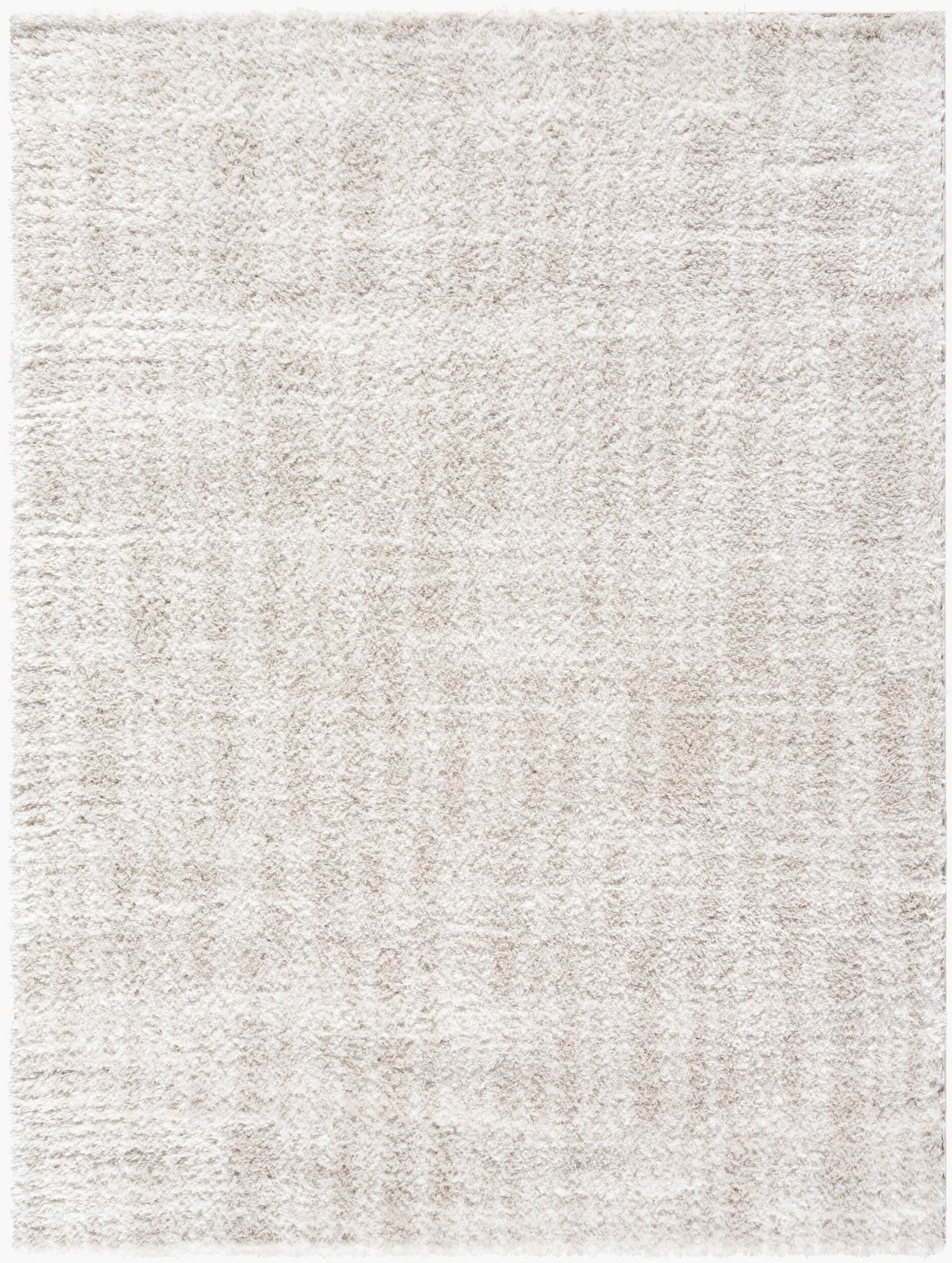 Cloudy Shag CDG-2331 Ivory Area Rug by LIVABLISS
