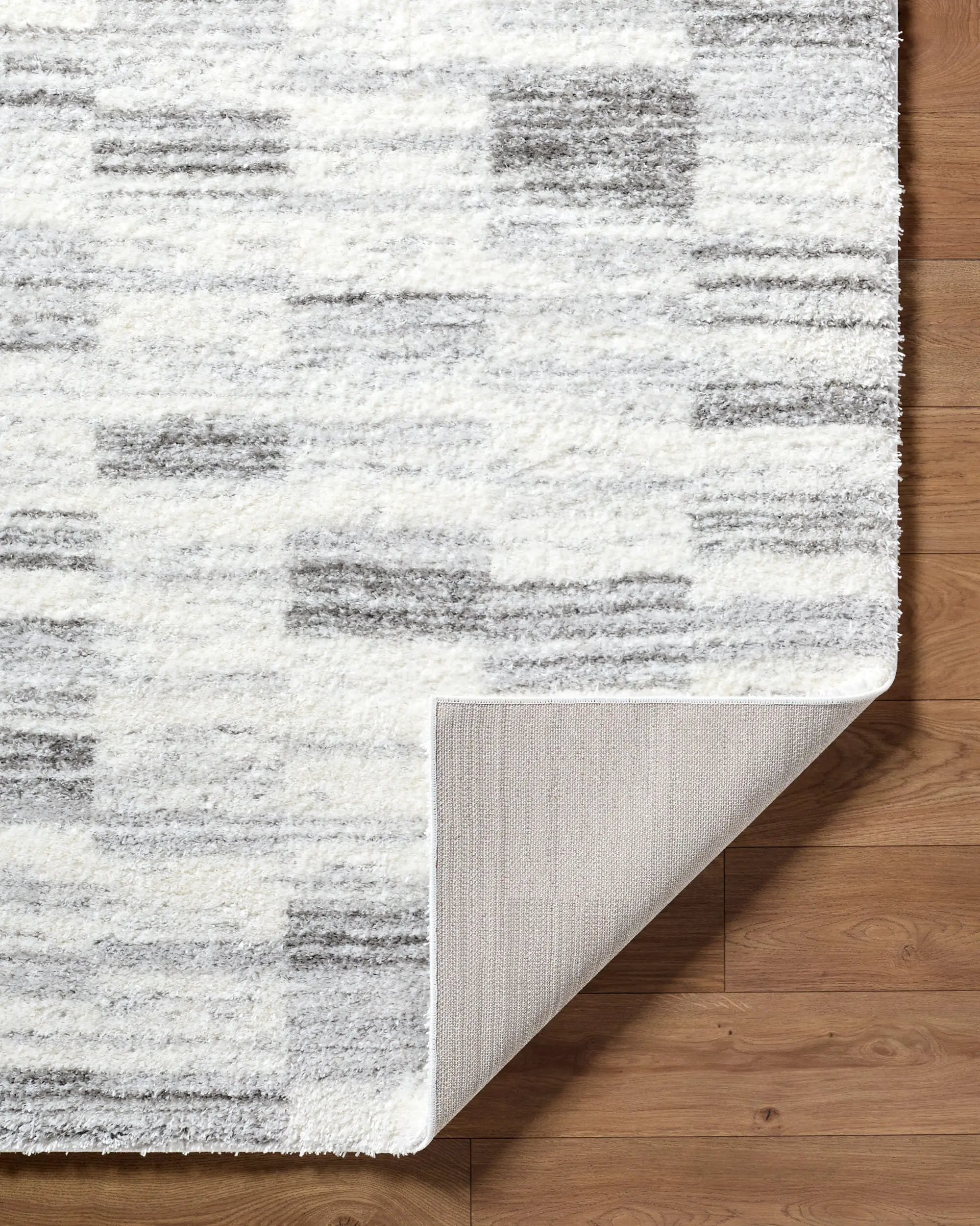 Cloudy Shag CDG-2337 Light-Beige Area Rug by LIVABLISS
