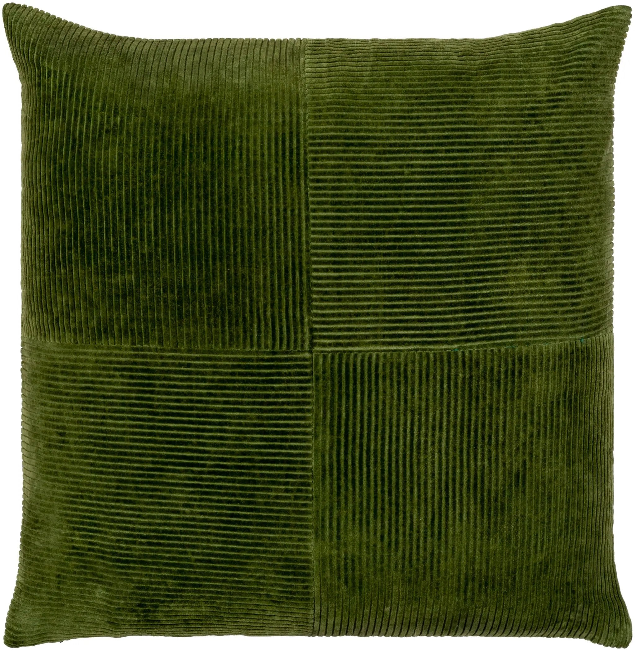 Surya Corduroy Quarters CDQ-004 Accent Pillow by LIVABLISS