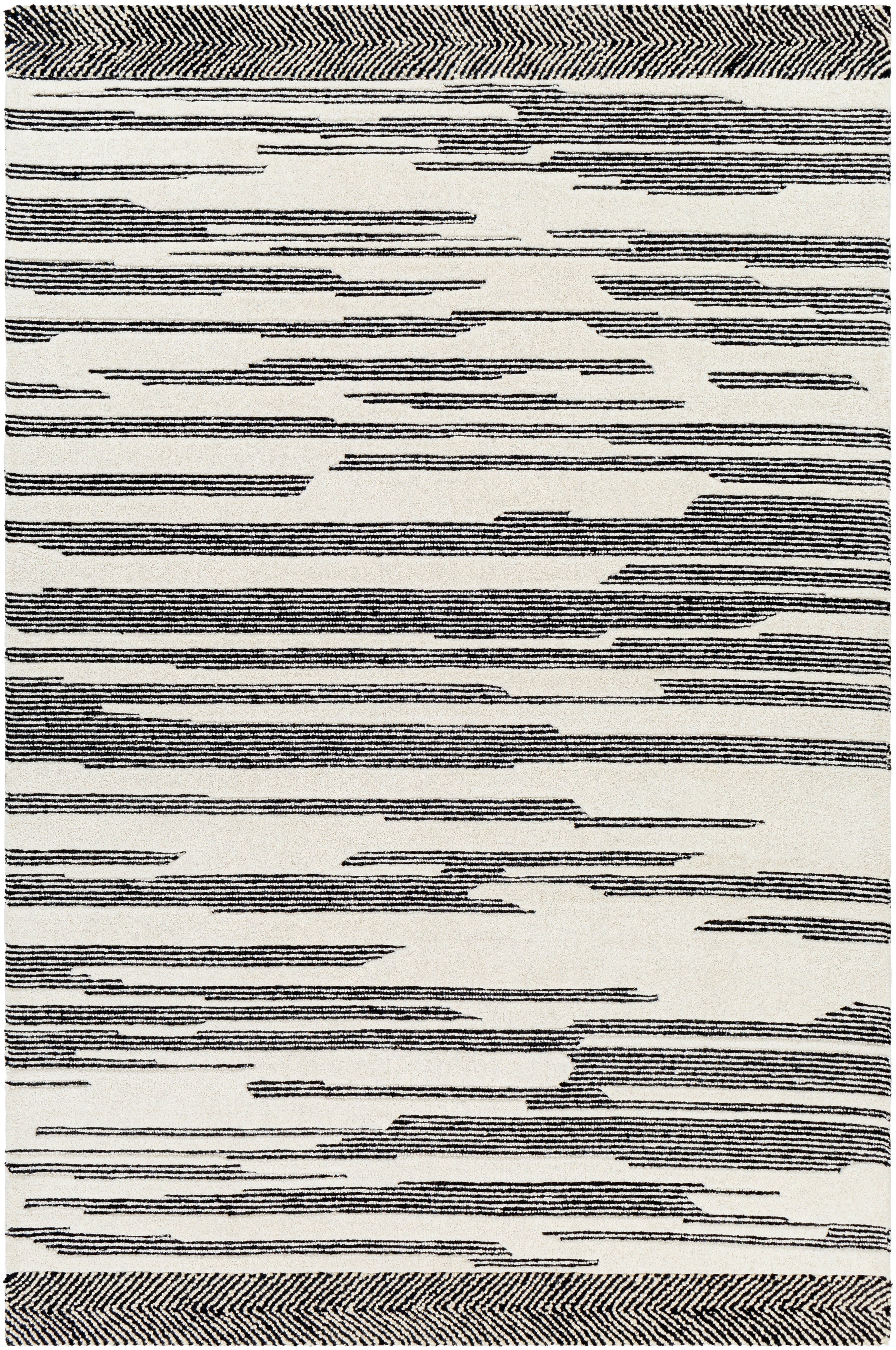 Surya Cherokee CHK-2308 Black Area Rug by LIVABLISS