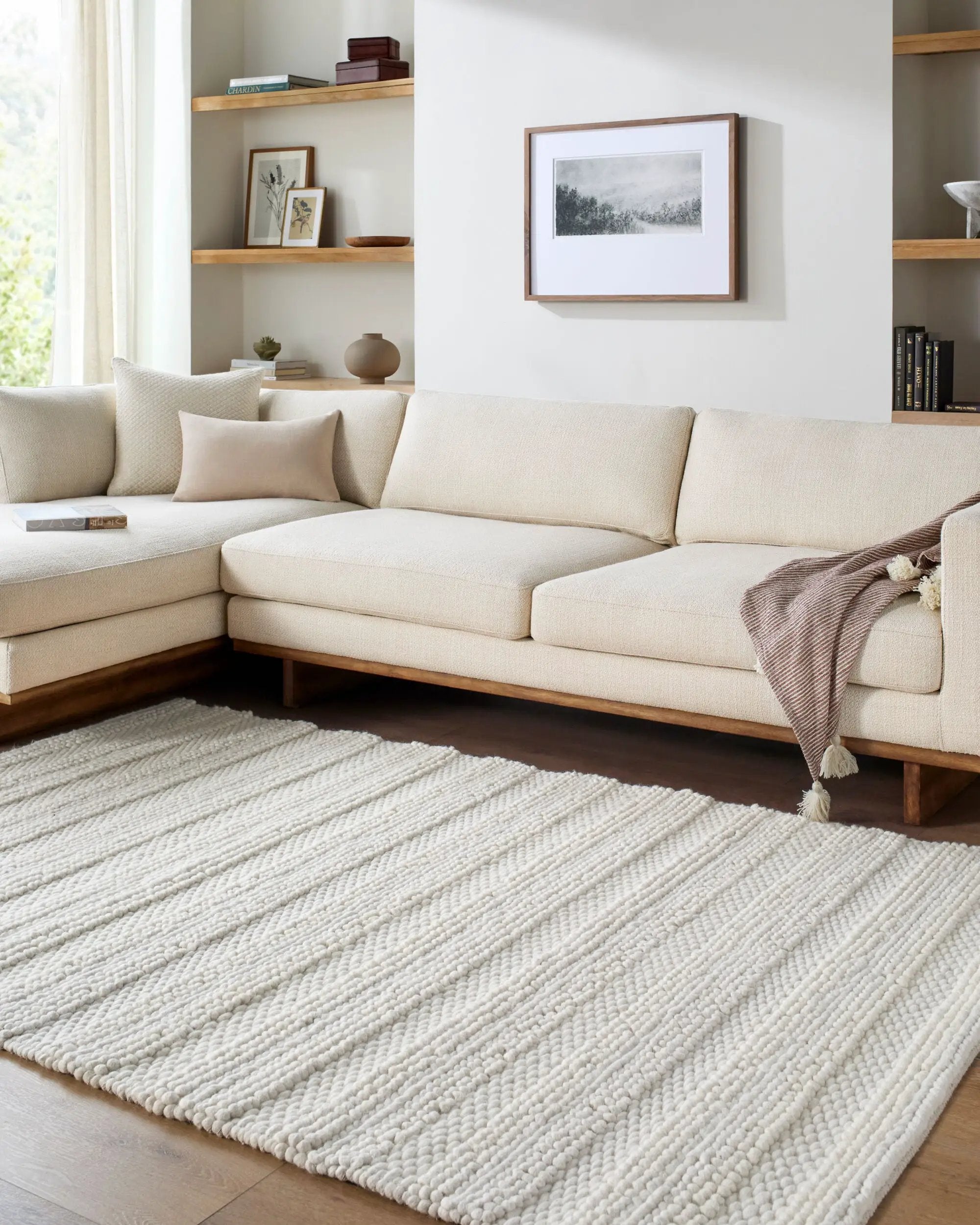 Cloud 19 CLD-2303 Ivory Area Rug by LIVABLISS