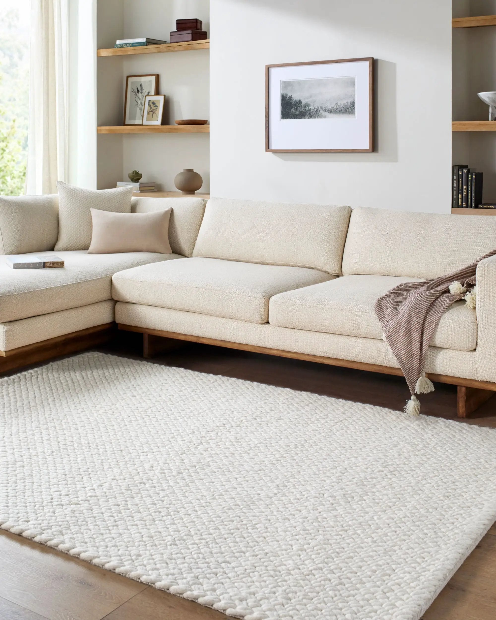 Cloud 19 CLD-2304 Ivory Area Rug by LIVABLISS