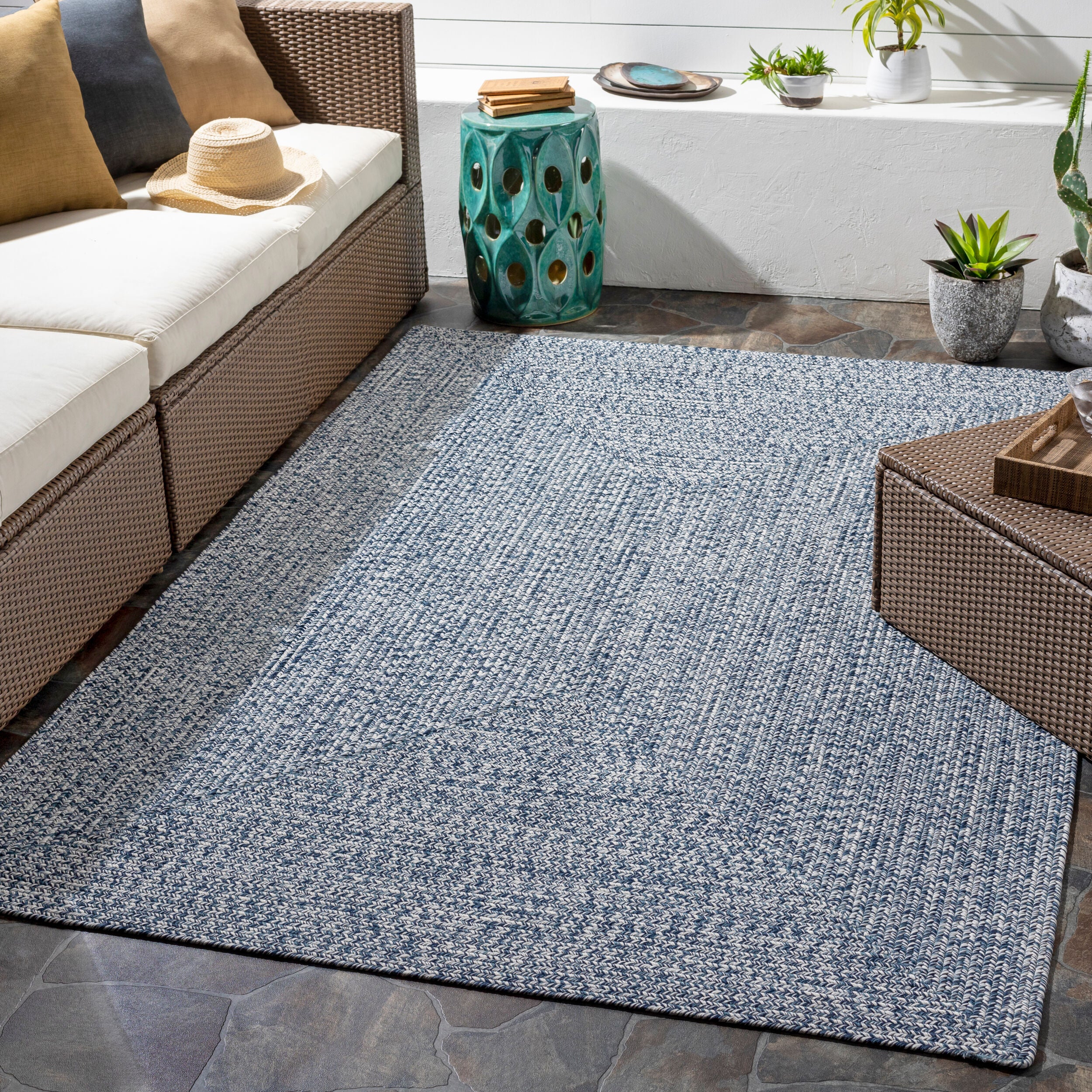 LIVABLISS Chesapeake Bay CPK-2304 Denim Area Rug