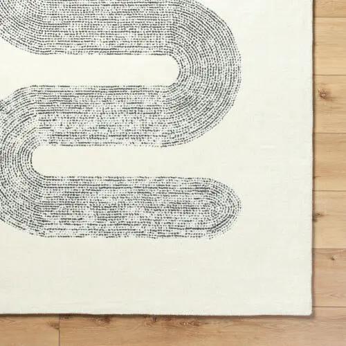 Carolena CRA-2301 Ivory Area Rug by LIVABLISS