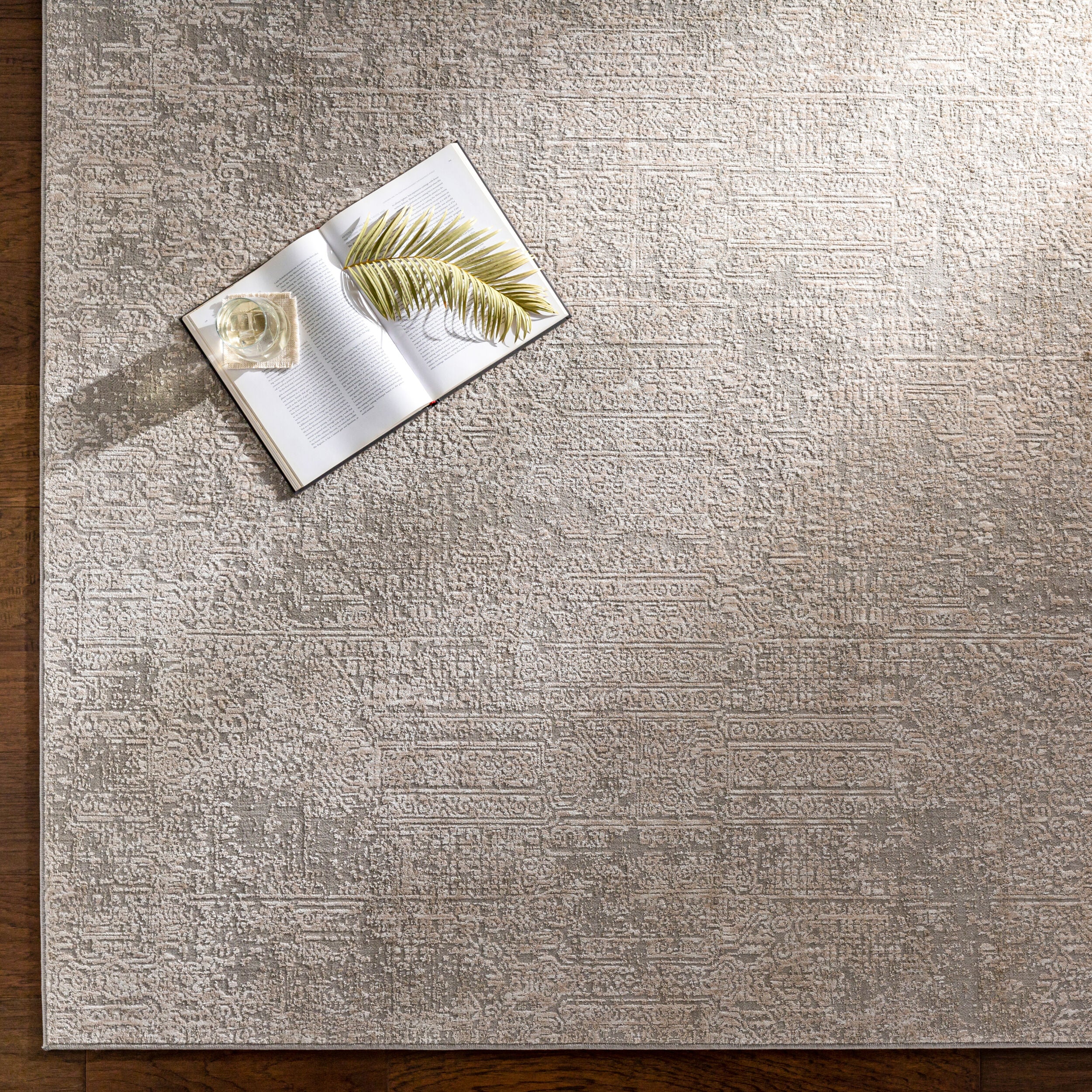 Surya Carmel CRL-2300 Light Gray Area Rug by LIVABLISS