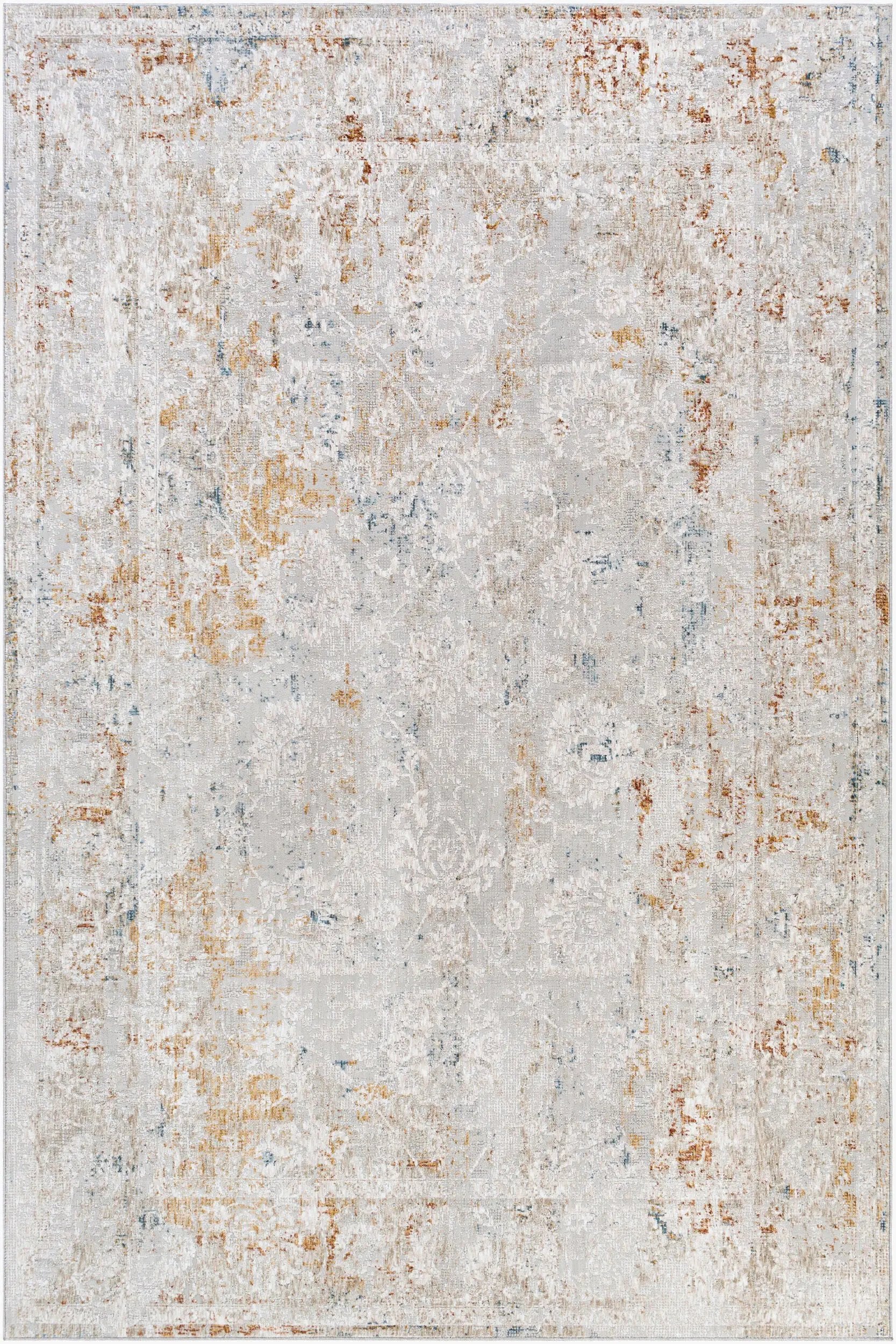 Carmel CRL-2307 Light Gray Area Rug by LIVABLISS
