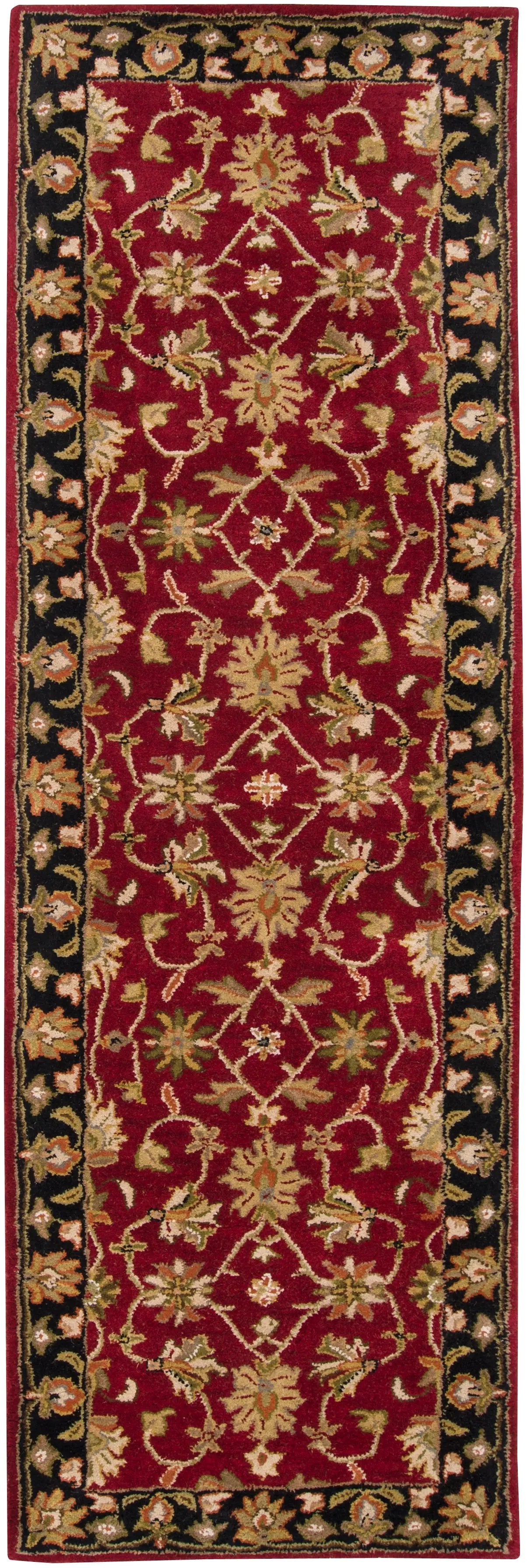 Crowne CRN-6013 Burgundy Area Rug by LIVABLISS
