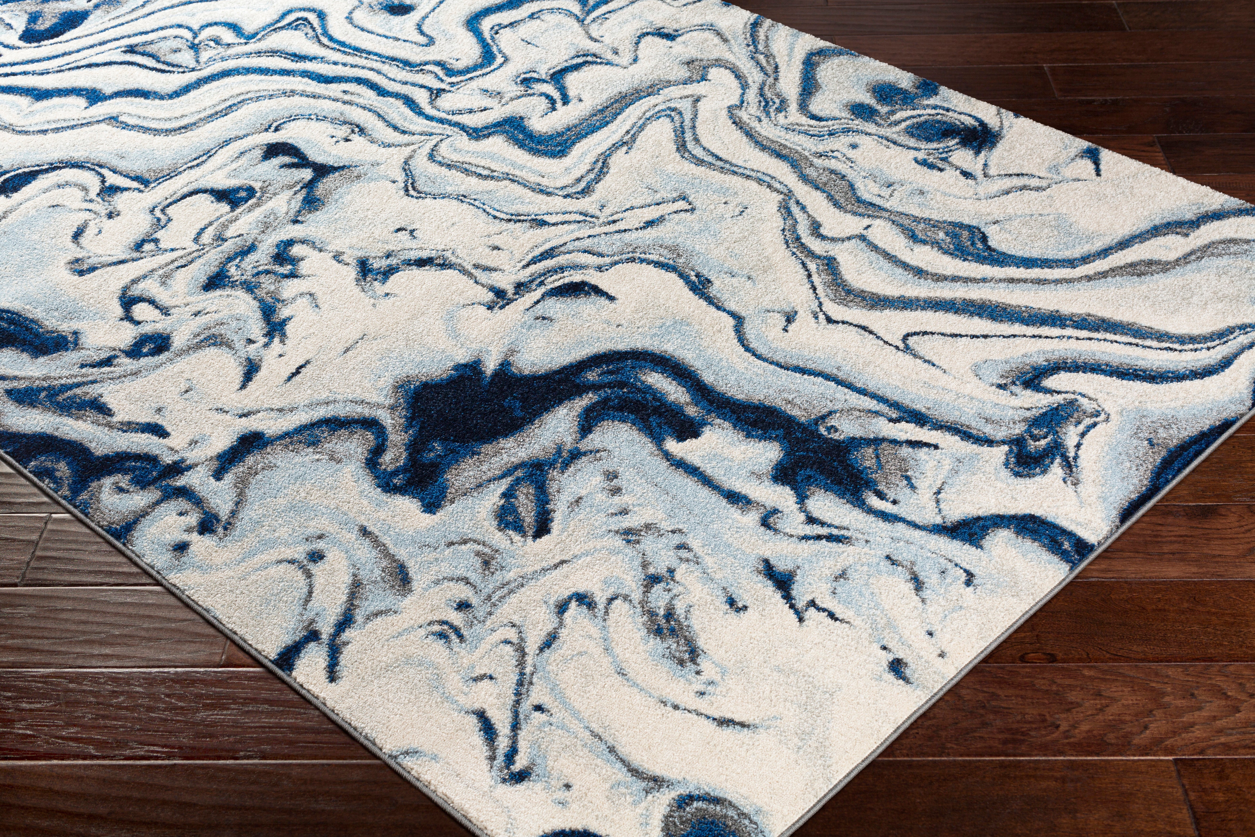 Surya Chelsea CSA-2320 Blue Area Rug by LIVABLISS