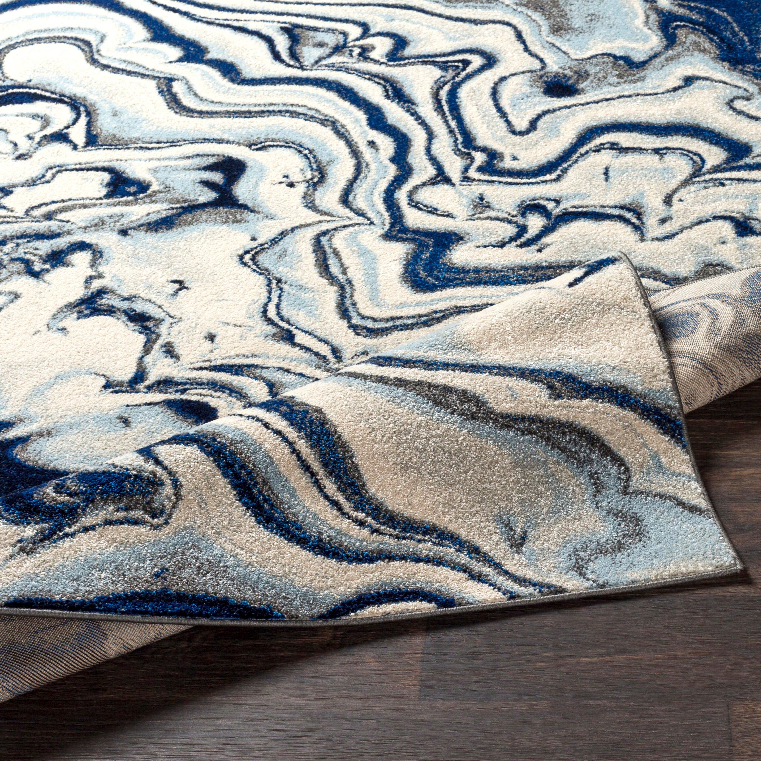 Surya Chelsea CSA-2320 Blue Area Rug by LIVABLISS