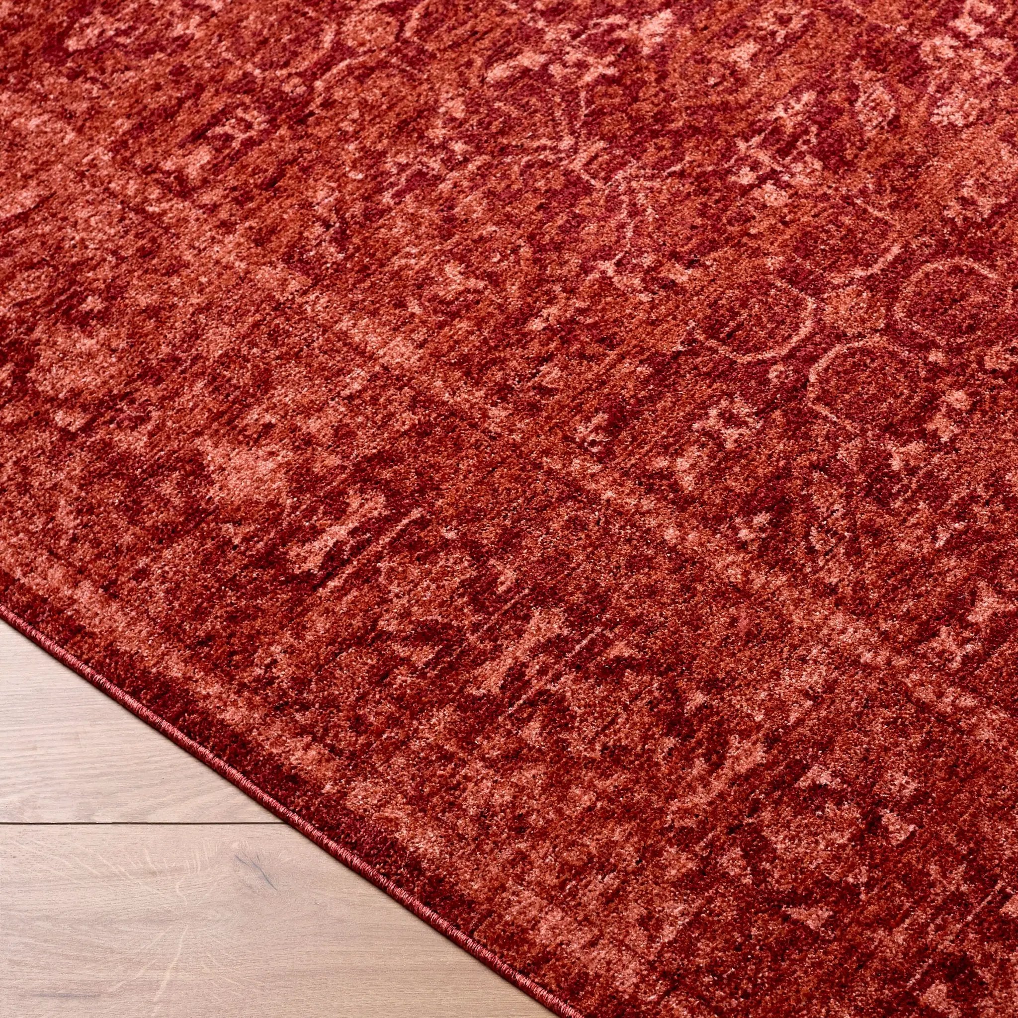 Cyrus CYR-2301 Burgundy / Rust Area Rug by LIVABLISS