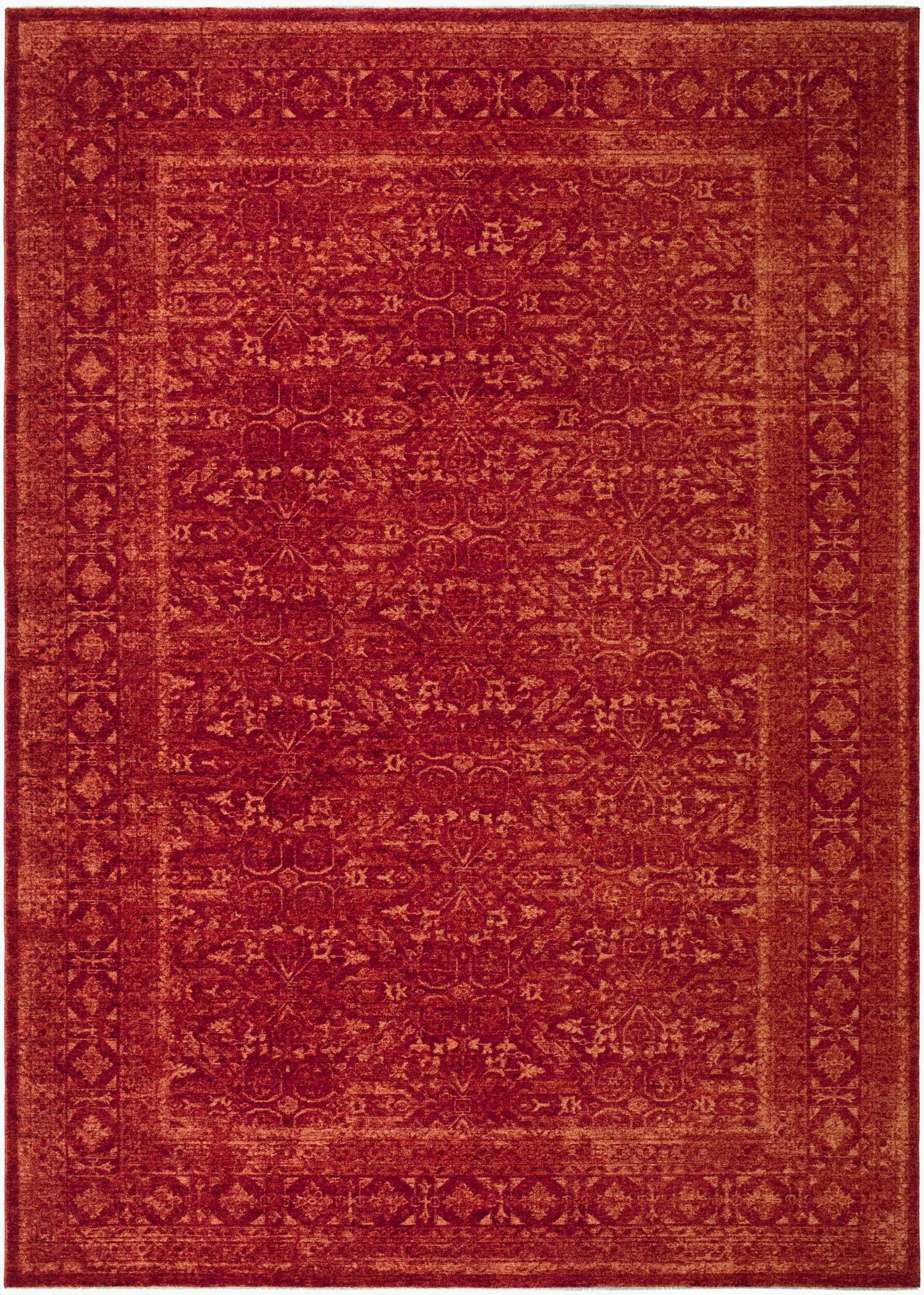 Cyrus CYR-2301 Burgundy / Rust Area Rug by LIVABLISS