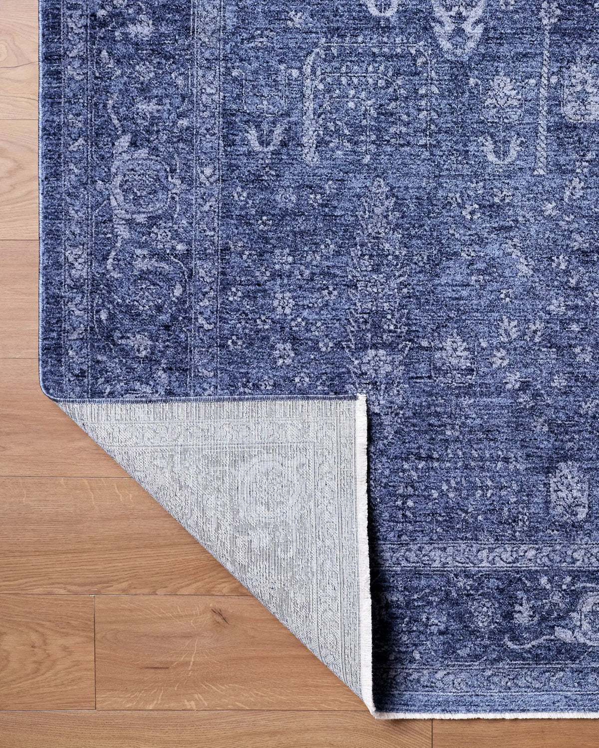 Cyrus CYR-2304 Dark Blue Area Rug by LIVABLISS