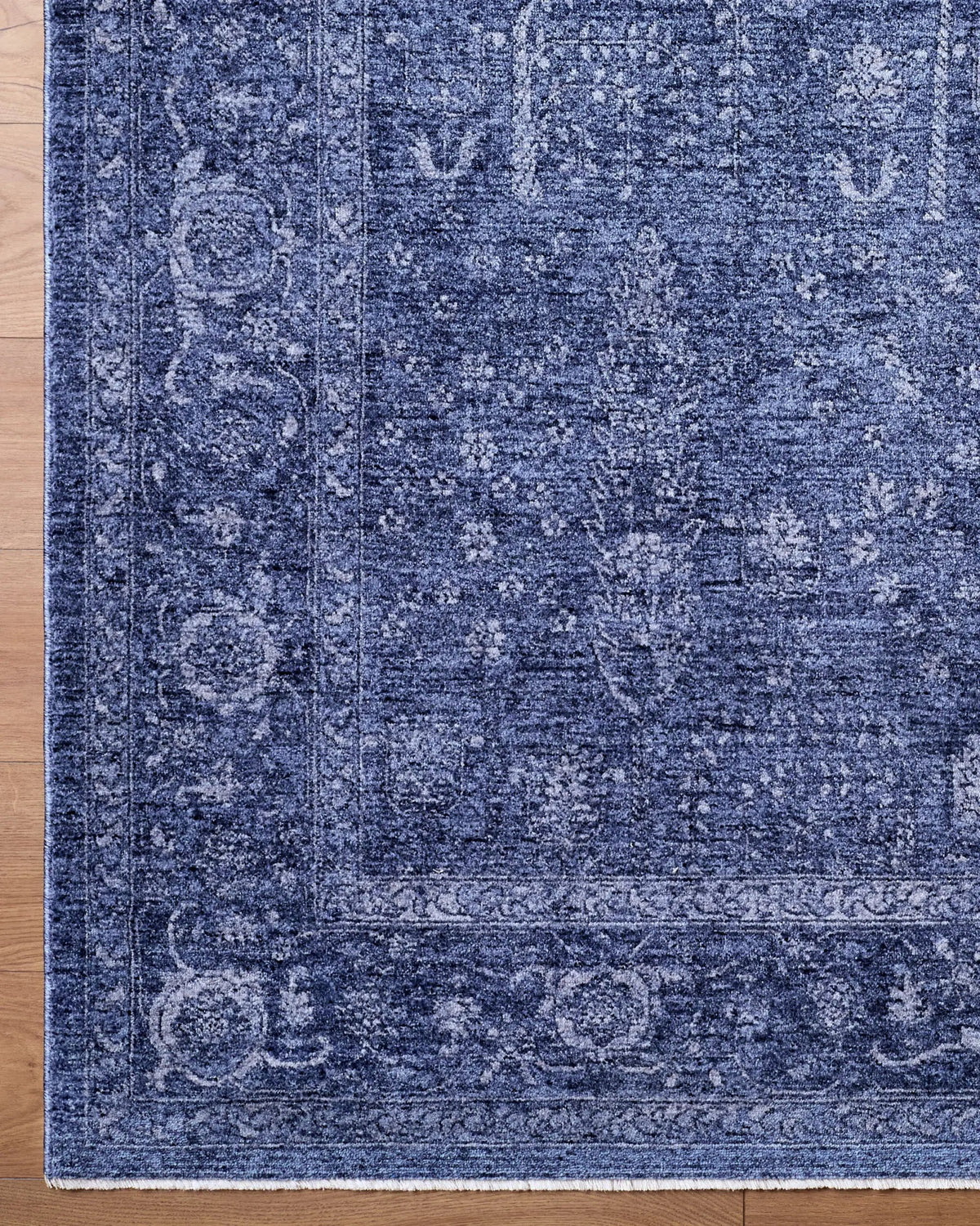 Cyrus CYR-2304 Dark Blue Area Rug by LIVABLISS
