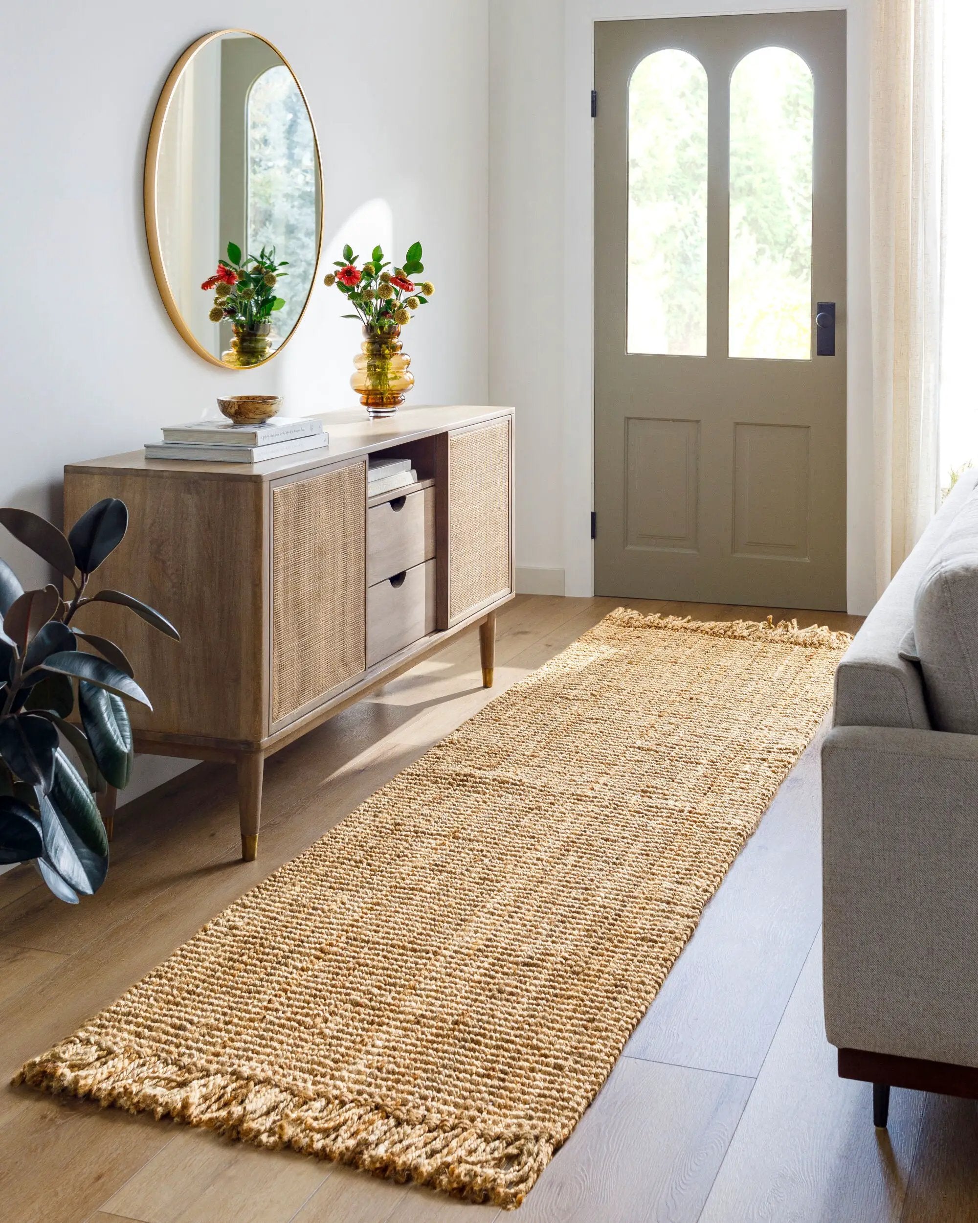 Chunky Naturals CYT-2300 Light Brown Area Rug by LIVABLISS