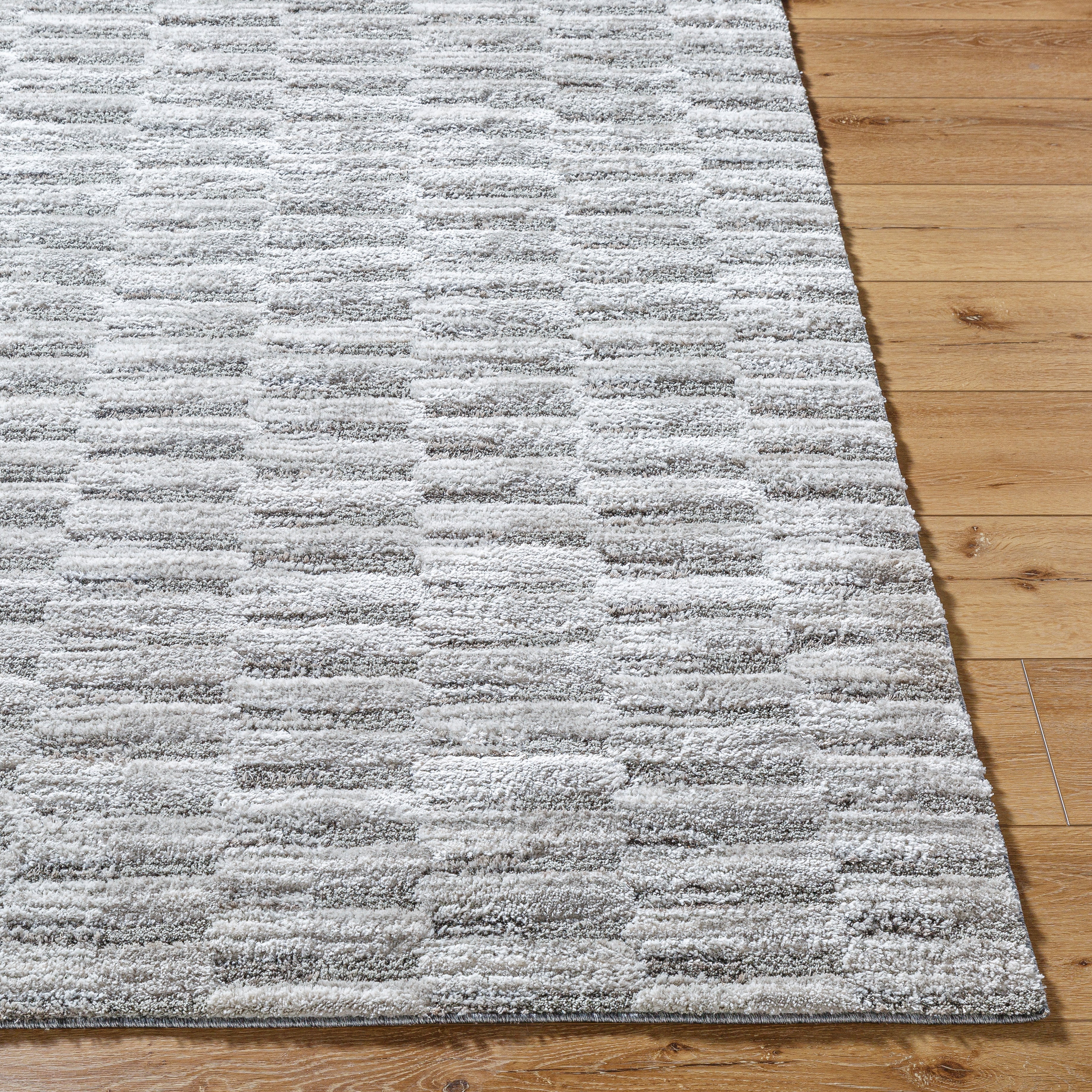 Surya Delight Shag DEL-2301 Seafoam Area Rug by LIVABLISS