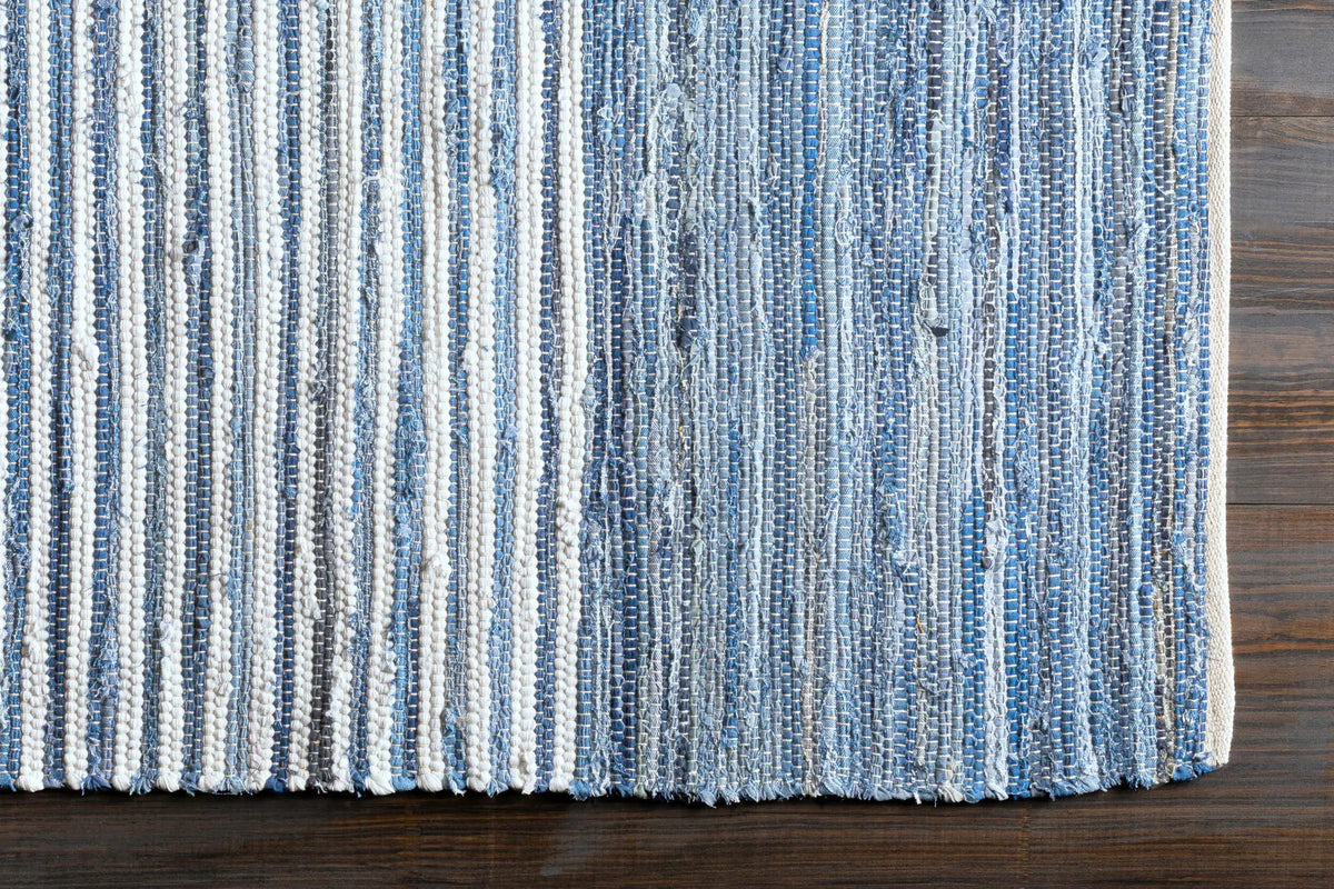 Denim DNM-1001 Blue Area Rug by LIVABLISS