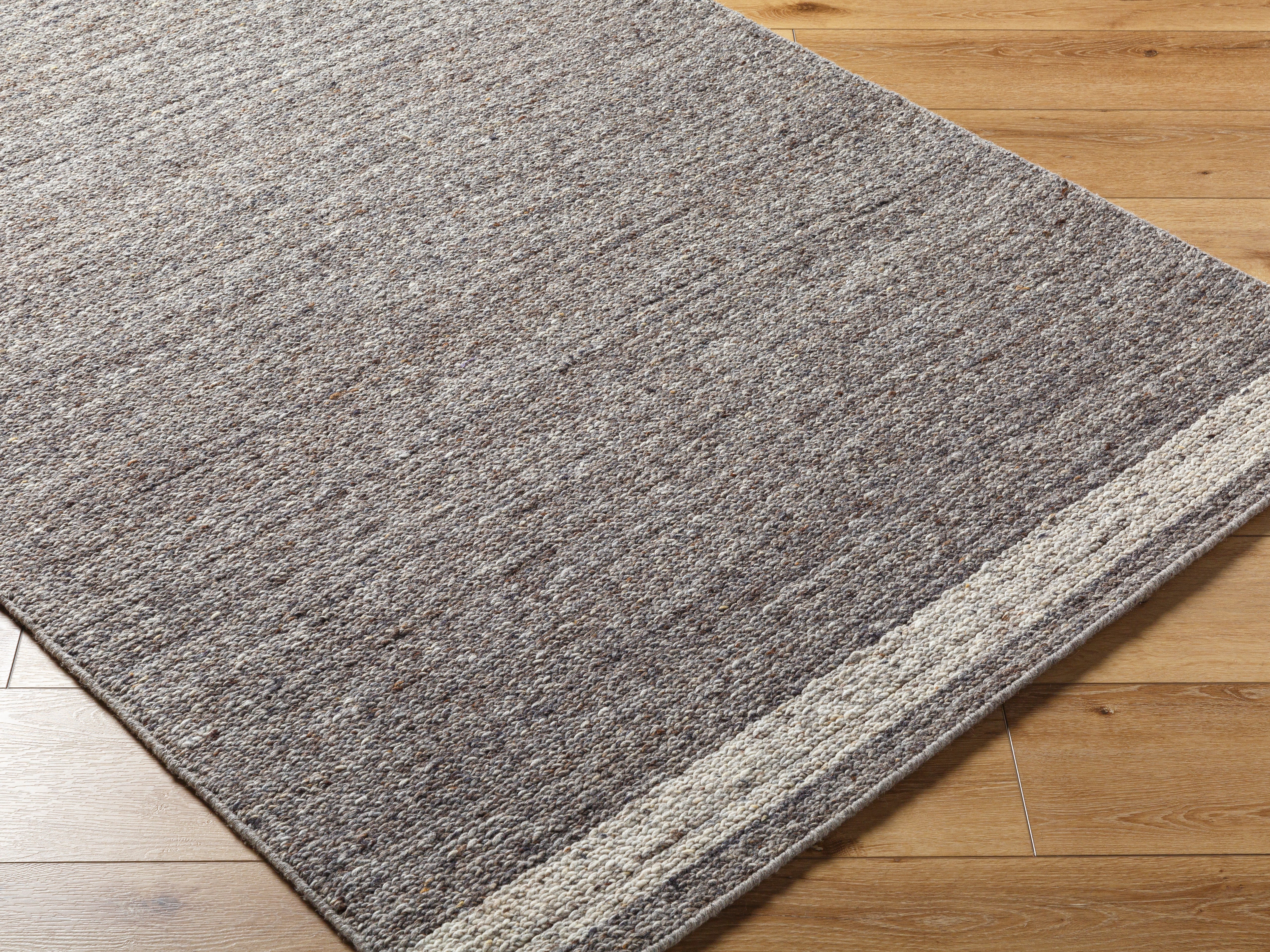 Surya Derby DRB-2302 Charcoal Area Rug by LIVABLISS