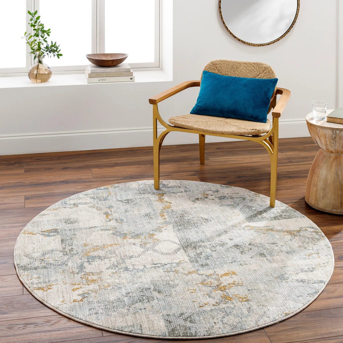 Dresden DRE-2301 Taupe Area Rug by LIVABLISS
