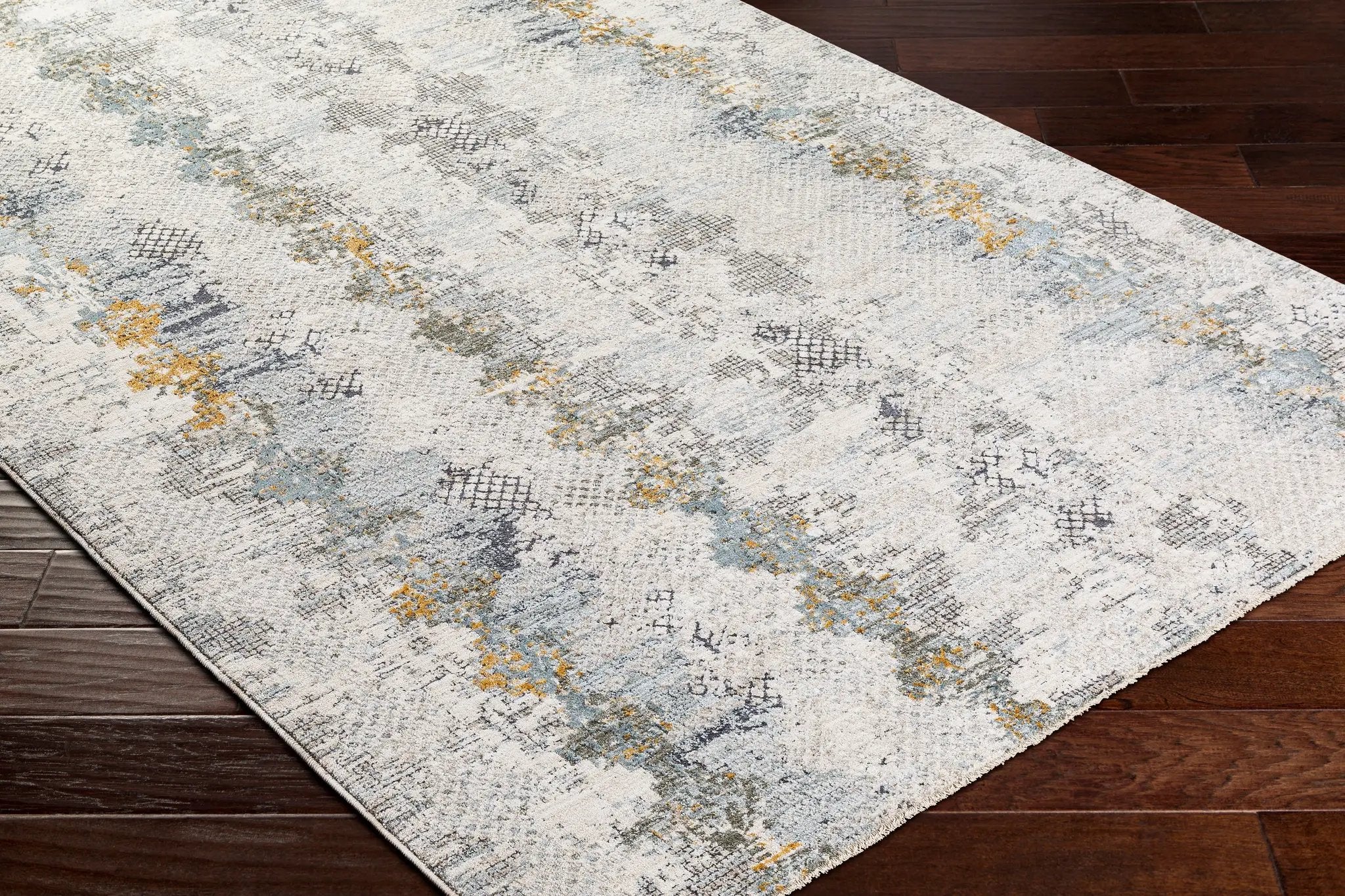 Dresden DRE-2303 Off-White Area Rug by LIVABLISS