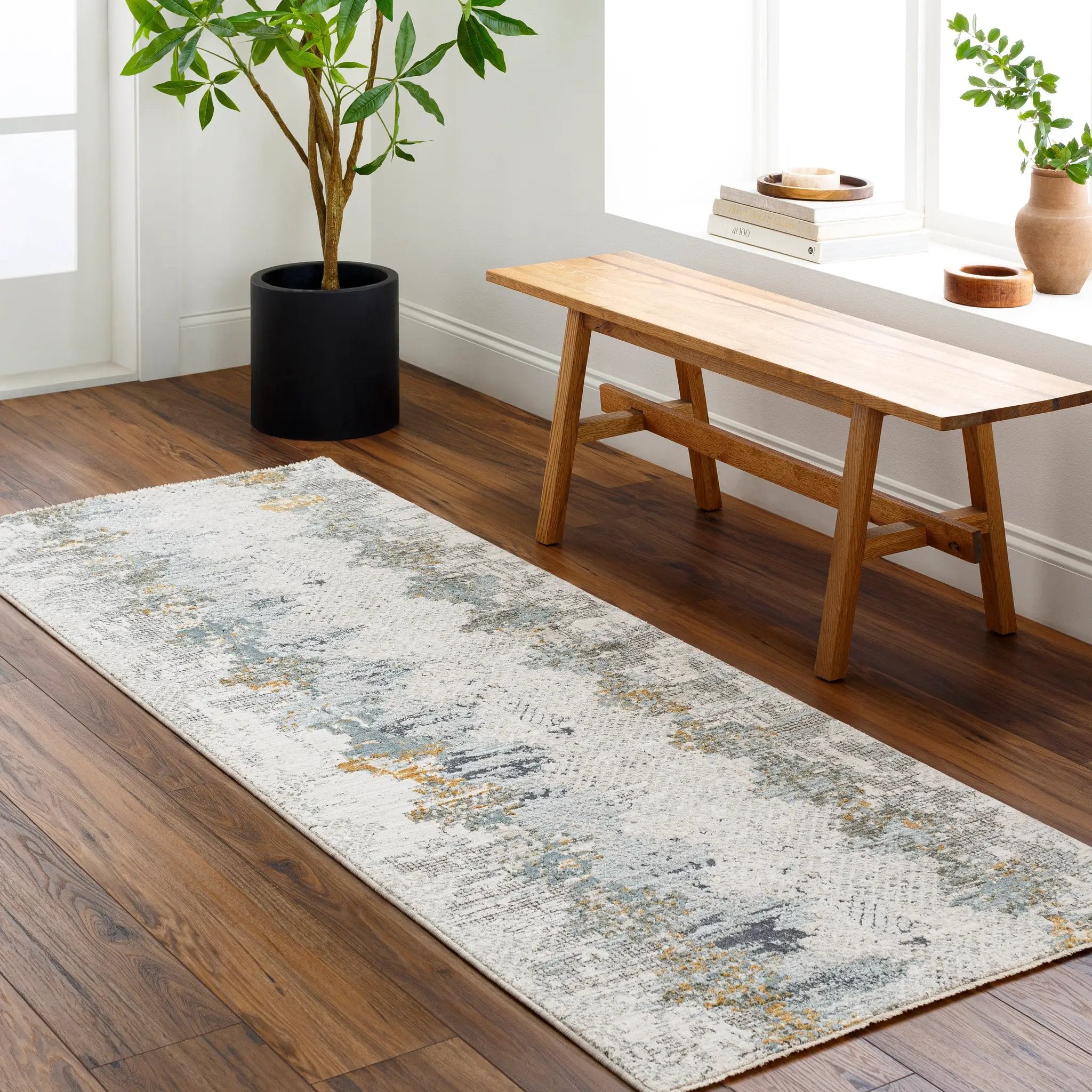 Dresden DRE-2303 Off-White Area Rug by LIVABLISS