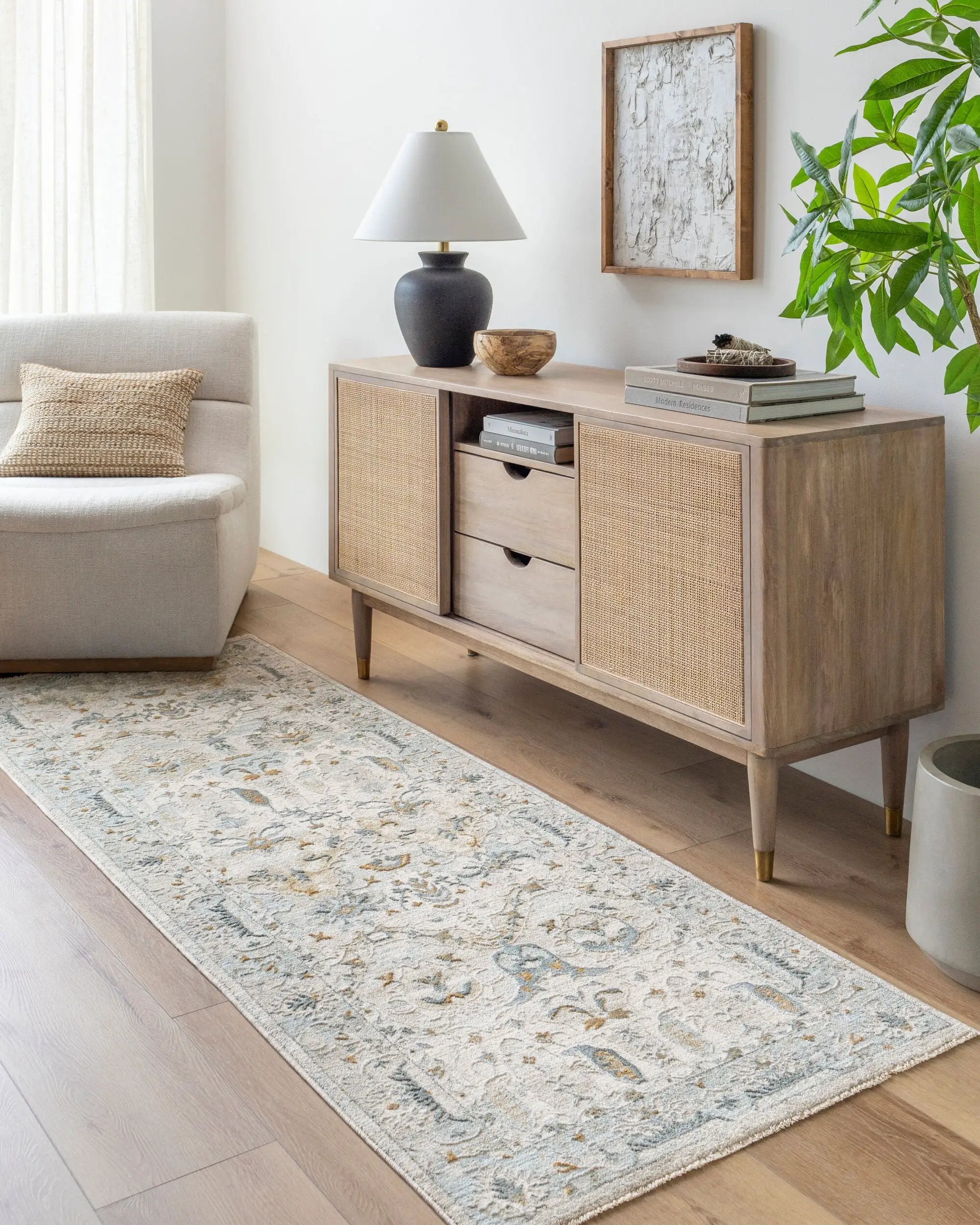 Dresden DRE-2308 Off-White Area Rug by LIVABLISS