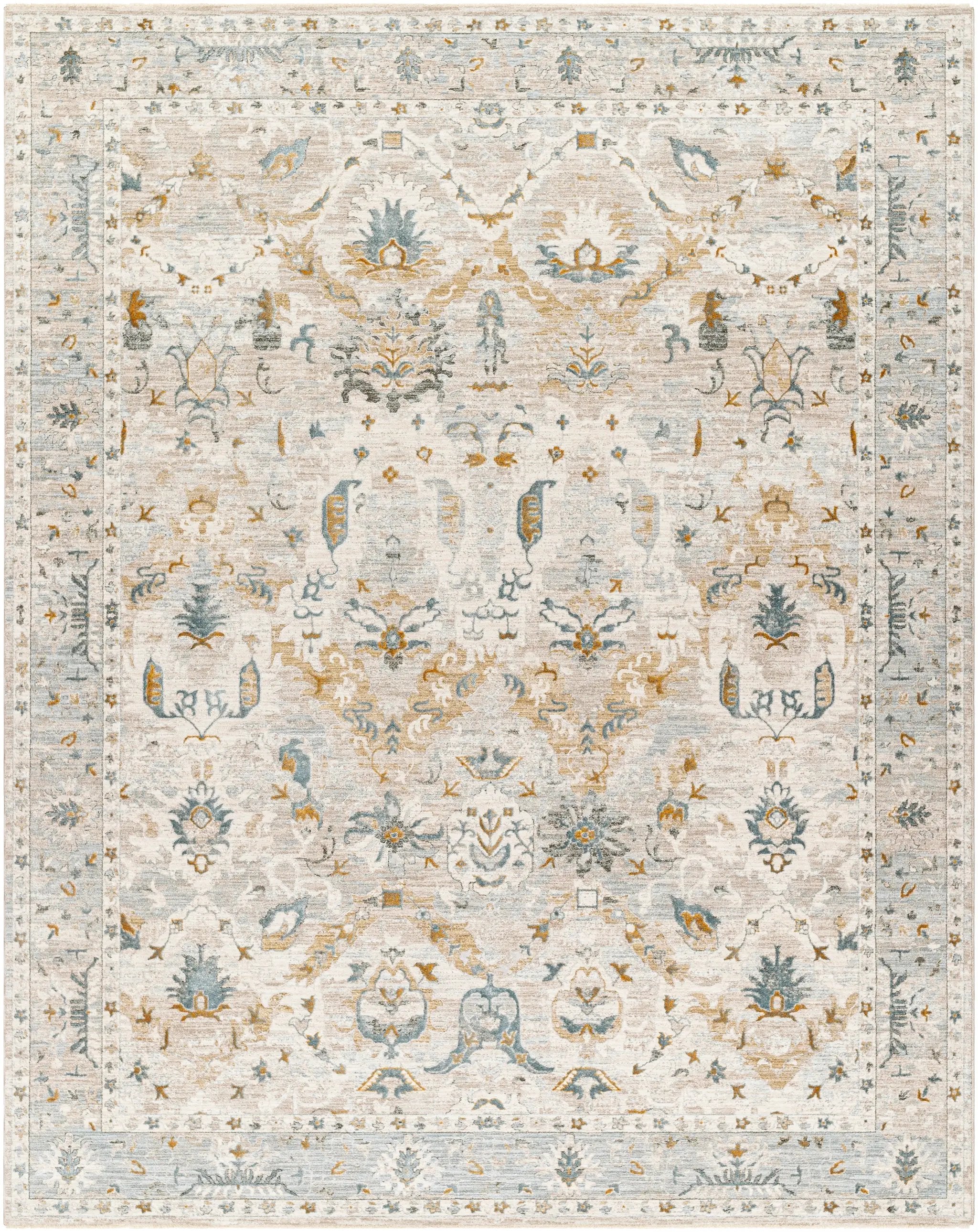 Dresden DRE-2308 Off-White Area Rug by LIVABLISS