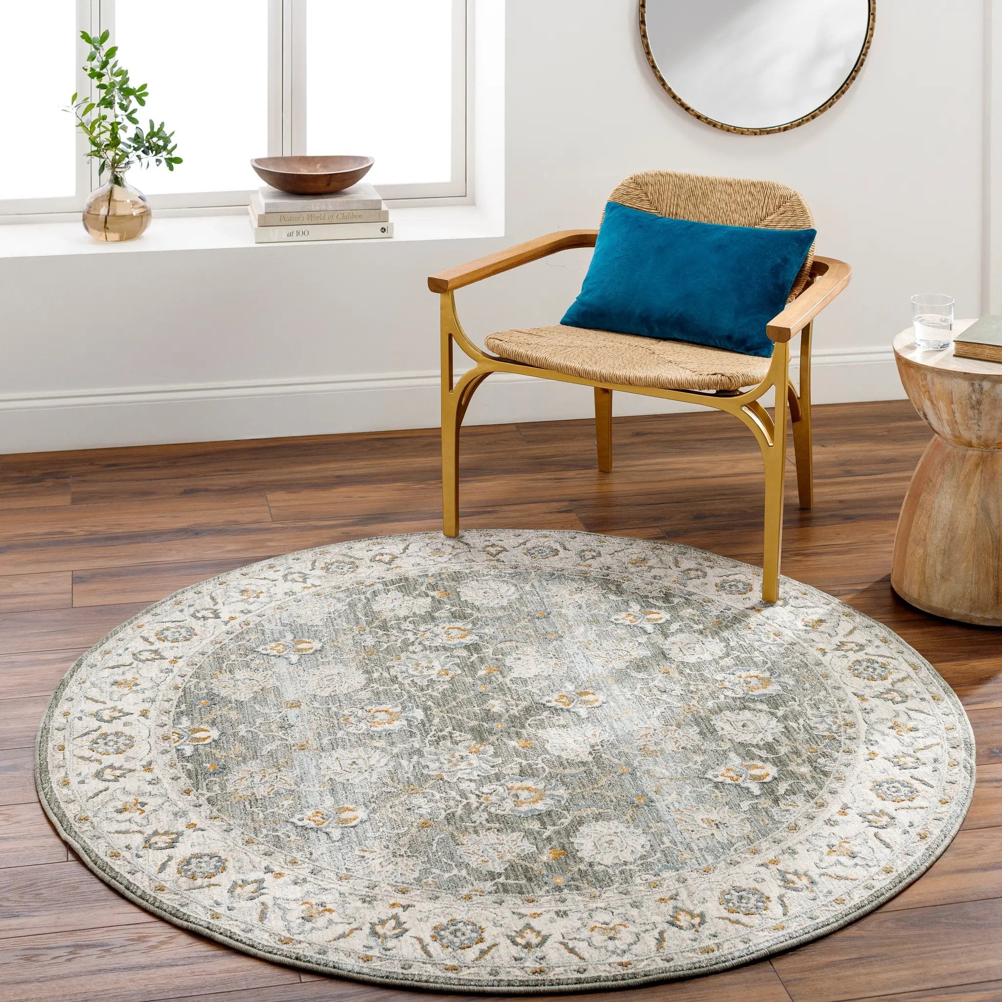 Dresden DRE-2312 Taupe Area Rug by LIVABLISS