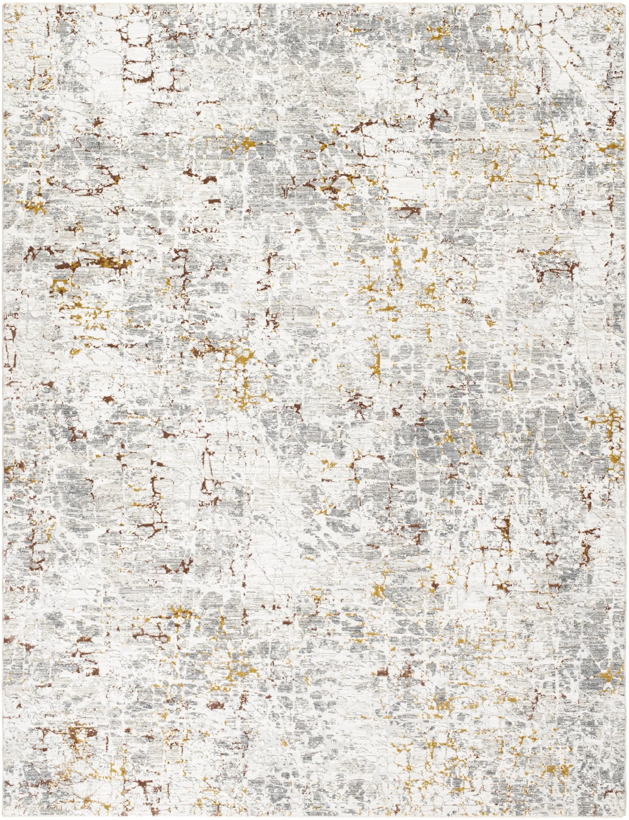 Dresden DRE-2315 White Area Rug by LIVABLISS