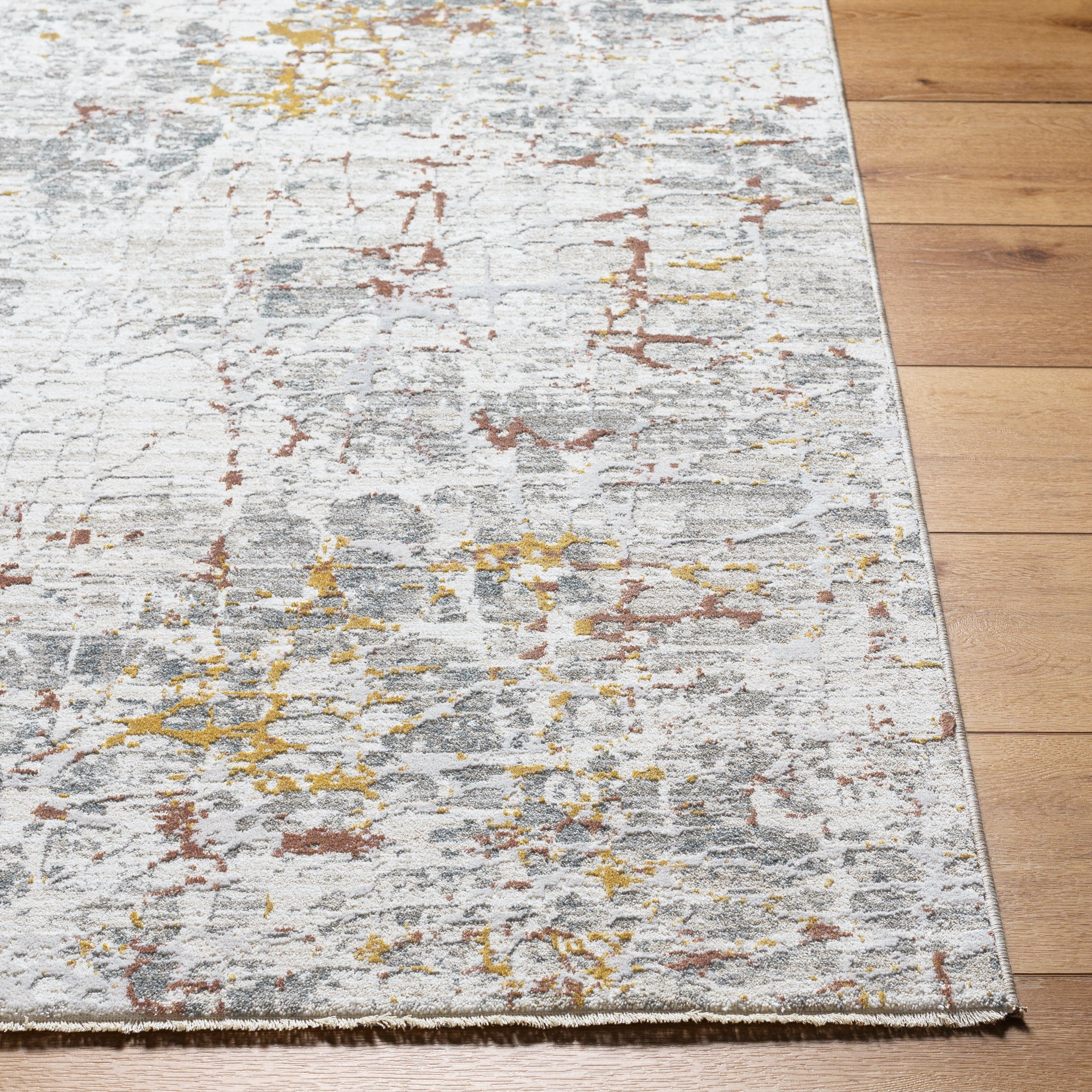 Surya Dresden DRE-2315 White Area Rug by LIVABLISS