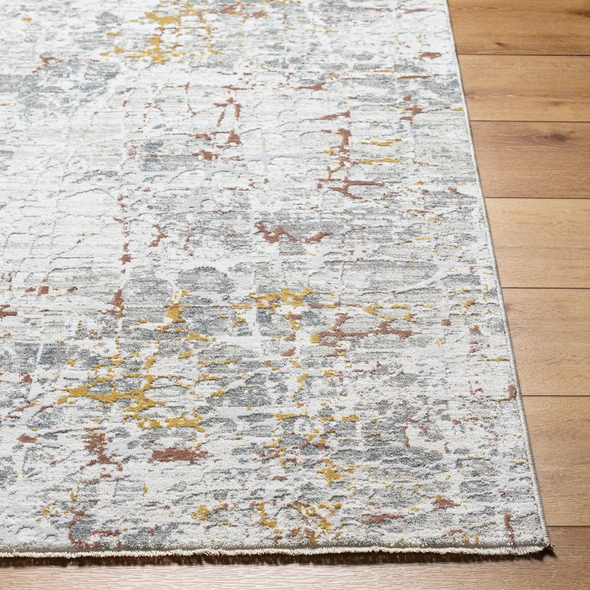 Dresden DRE-2315 White Area Rug by LIVABLISS
