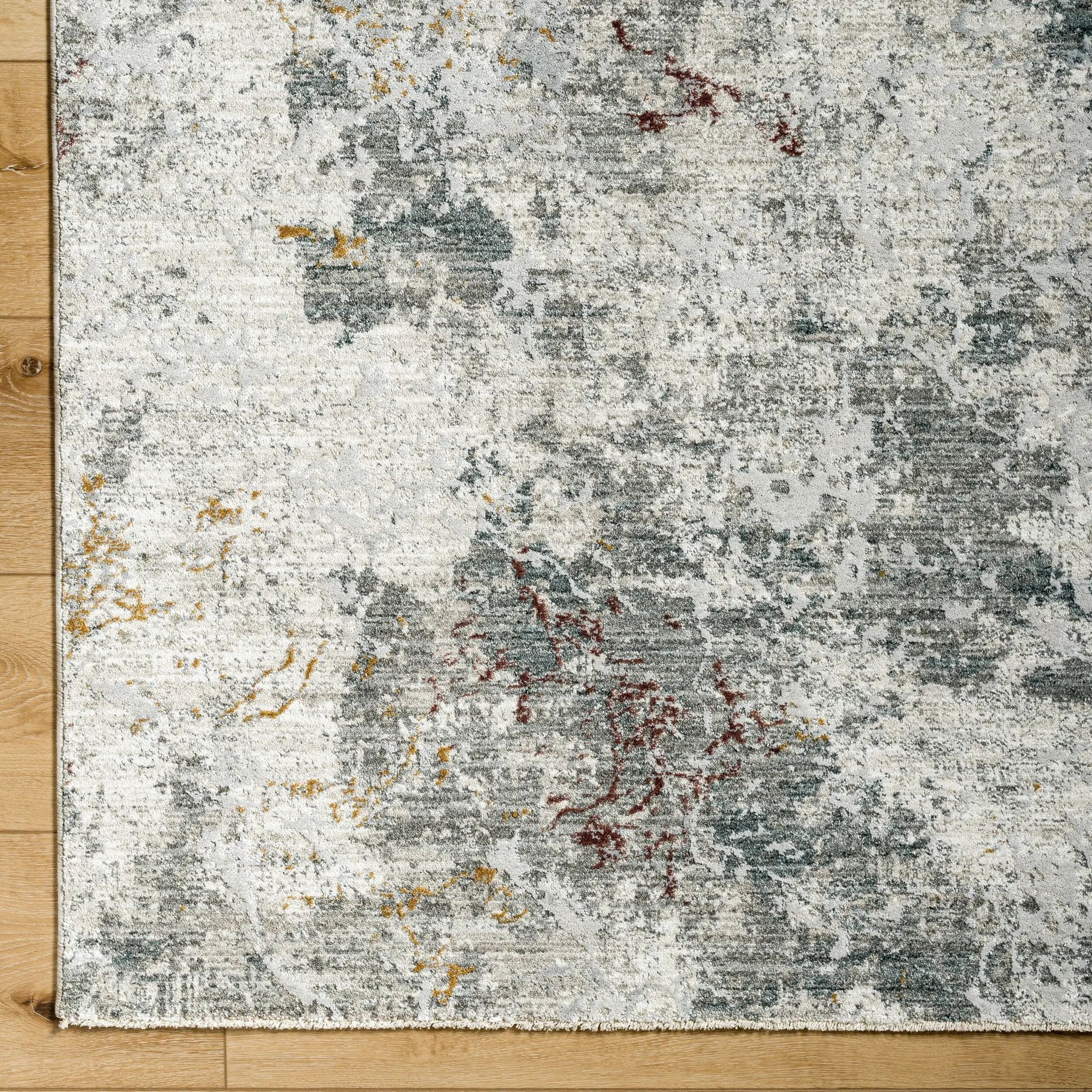 Dresden DRE-2316 White Area Rug by LIVABLISS