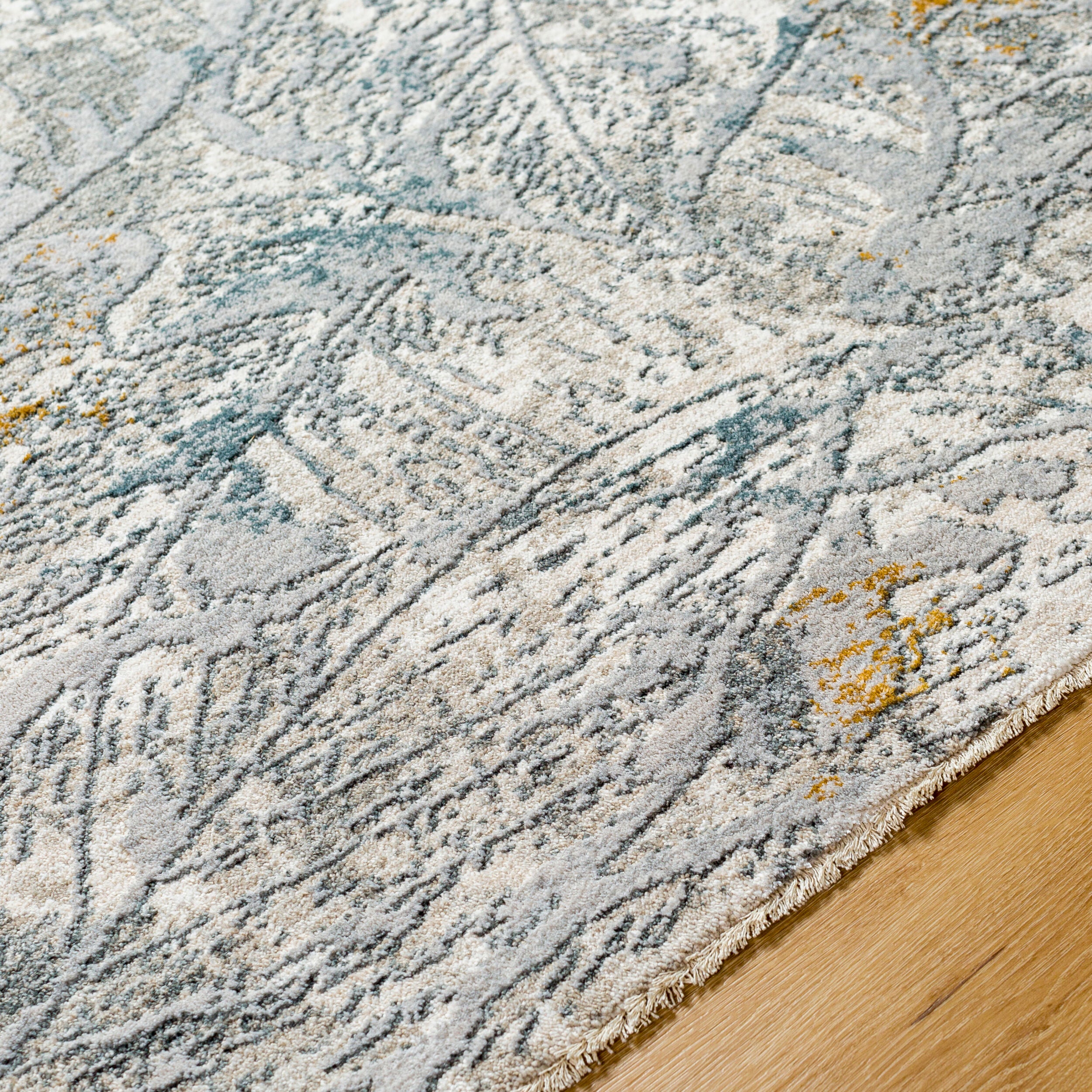 Surya Dresden DRE-2317 White Area Rug by LIVABLISS