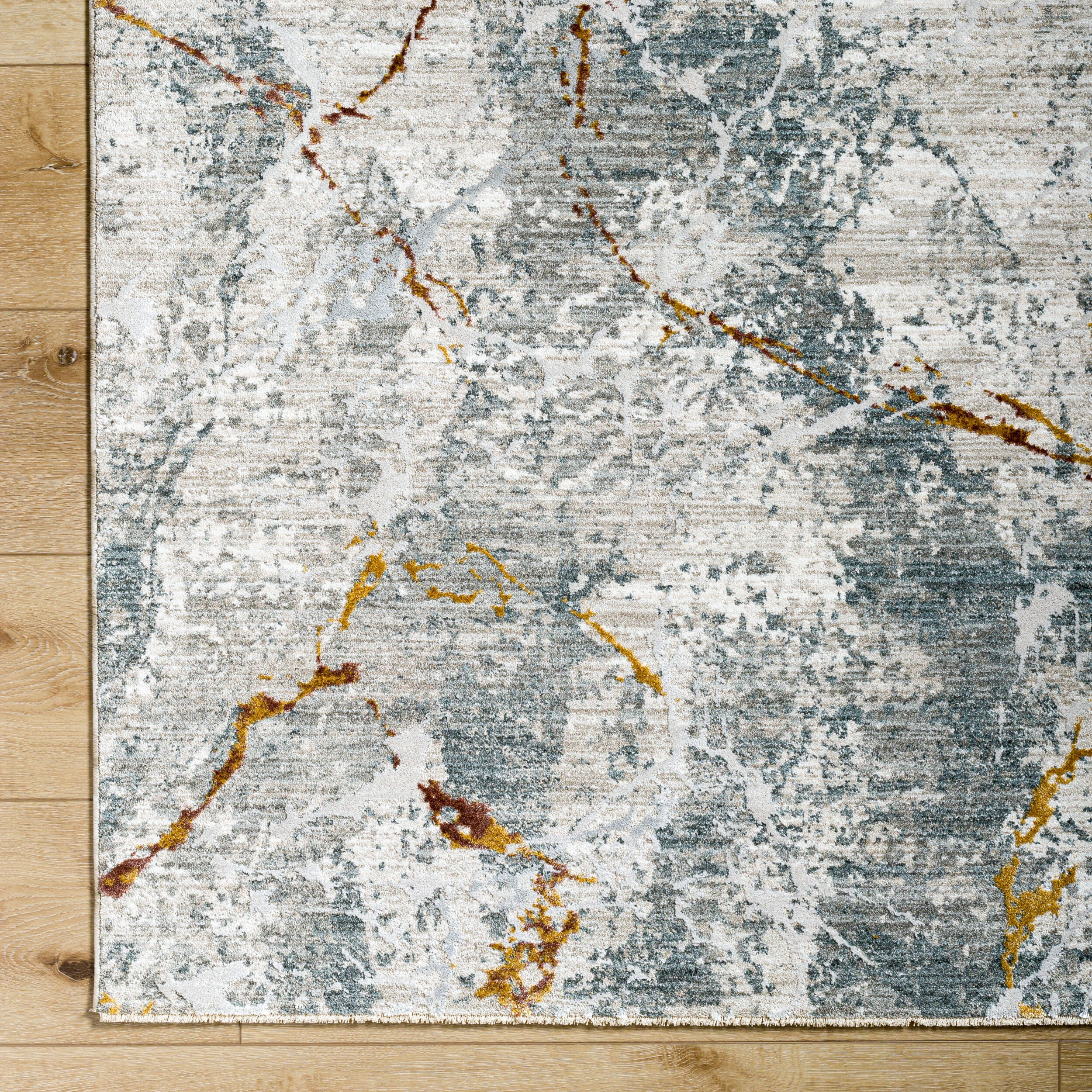 Surya Dresden DRE-2318 Medium Gray Area Rug by LIVABLISS