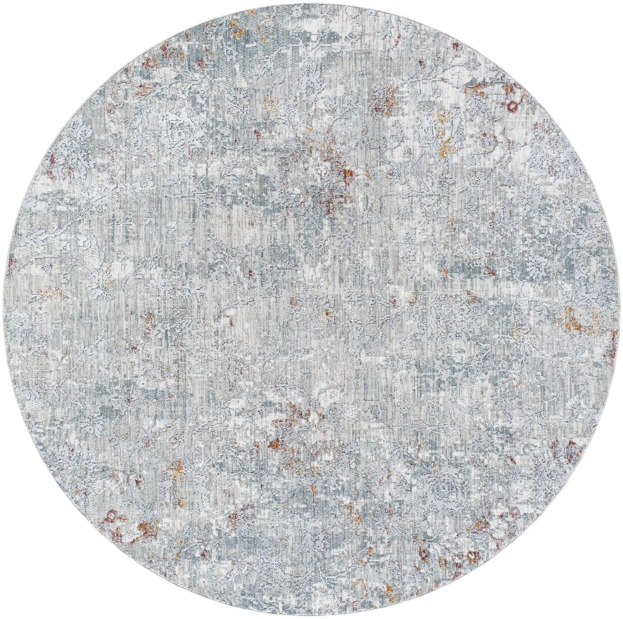 Dresden DRE-2319 Medium-Gray Area Rug by LIVABLISS