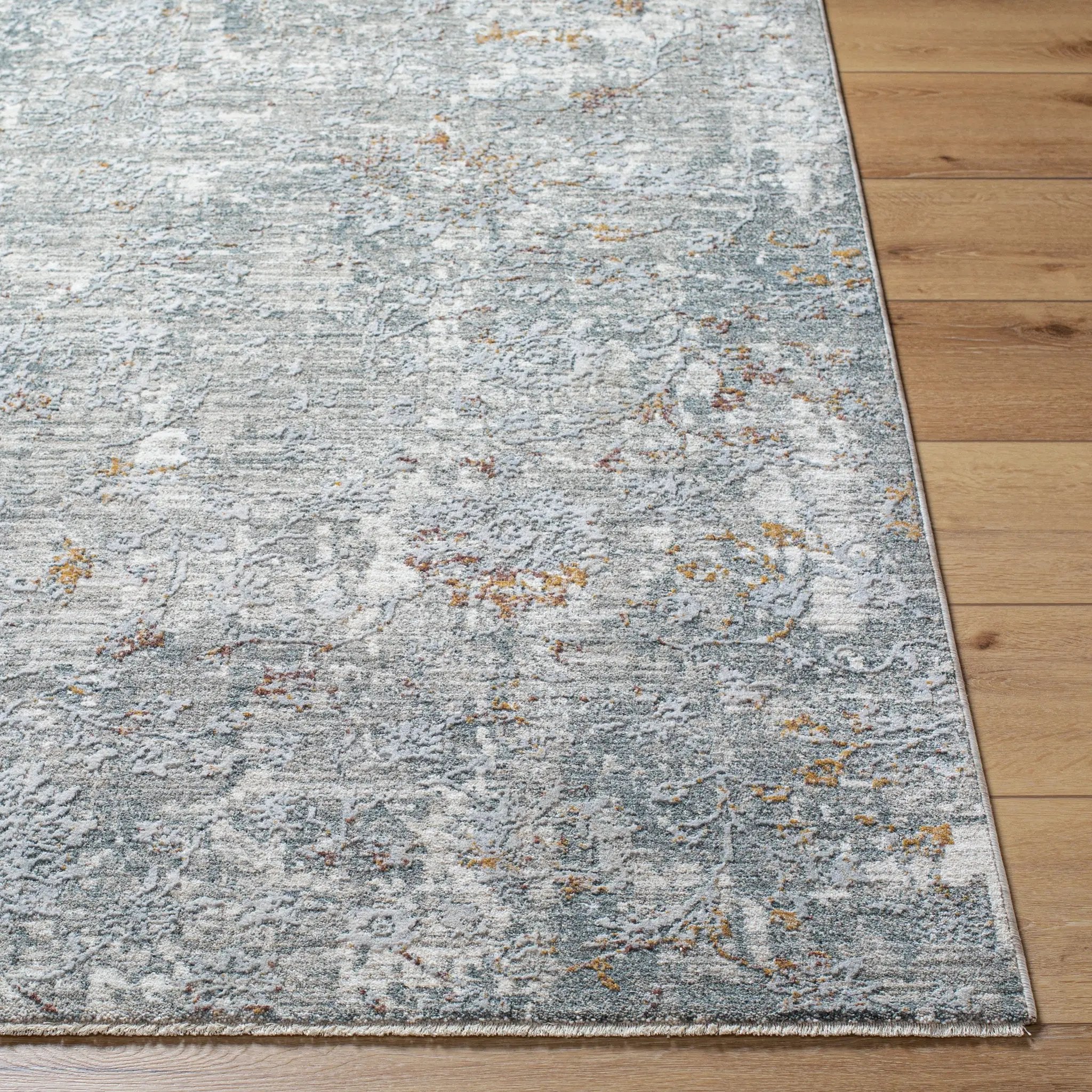 Dresden DRE-2319 Medium-Gray Area Rug by LIVABLISS