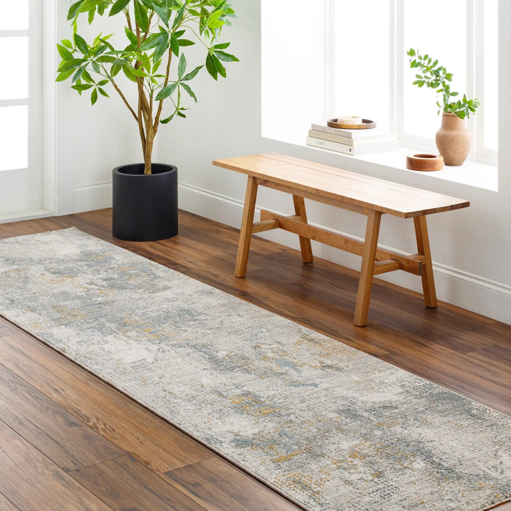 Dresden DRE-2322 Medium-Gray Area Rug by LIVABLISS