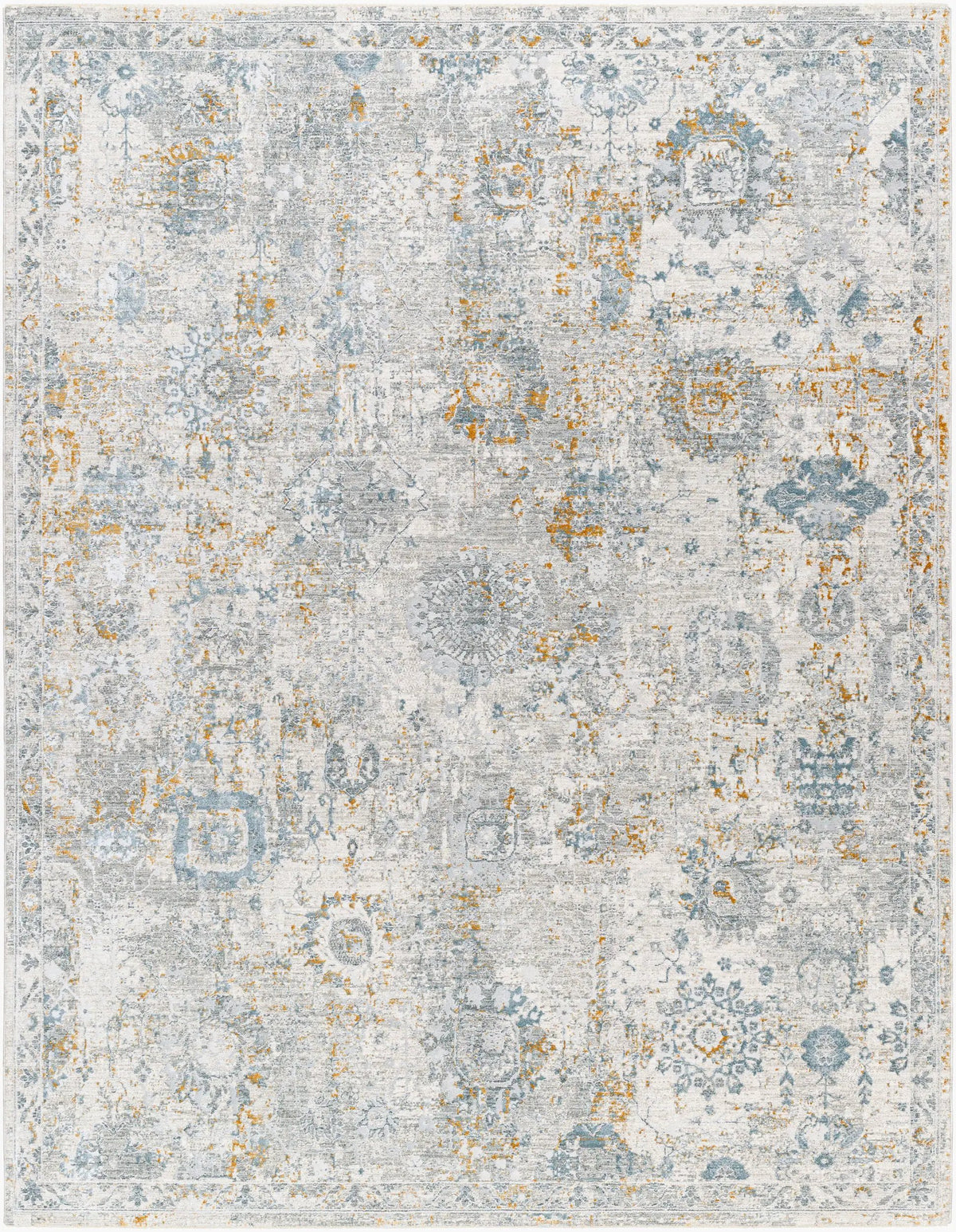 LIVABLISS Dresden DRE-2323 Medium-Gray Area Rug