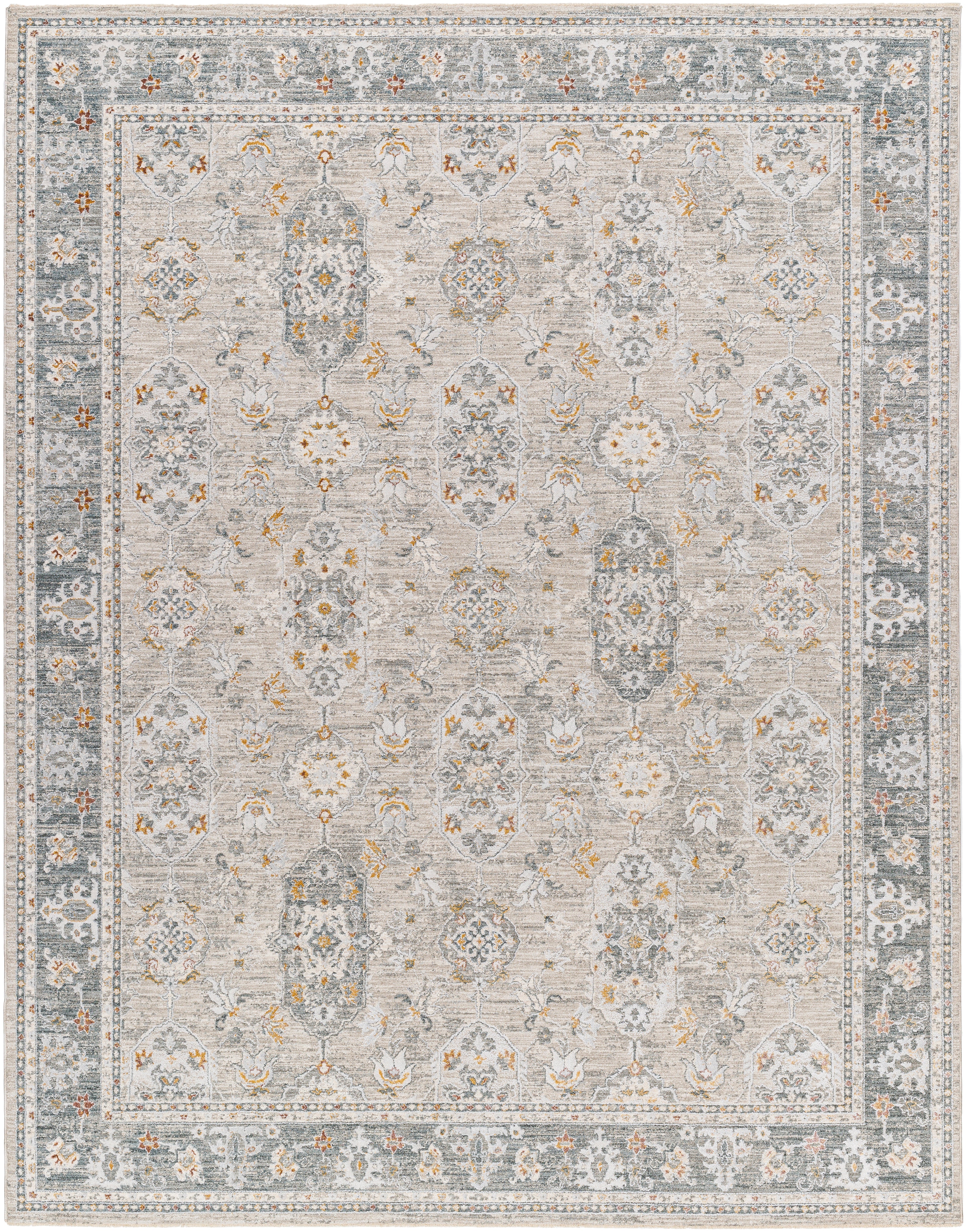 Surya Dresden DRE-2325 Medium Gray Area Rug by LIVABLISS