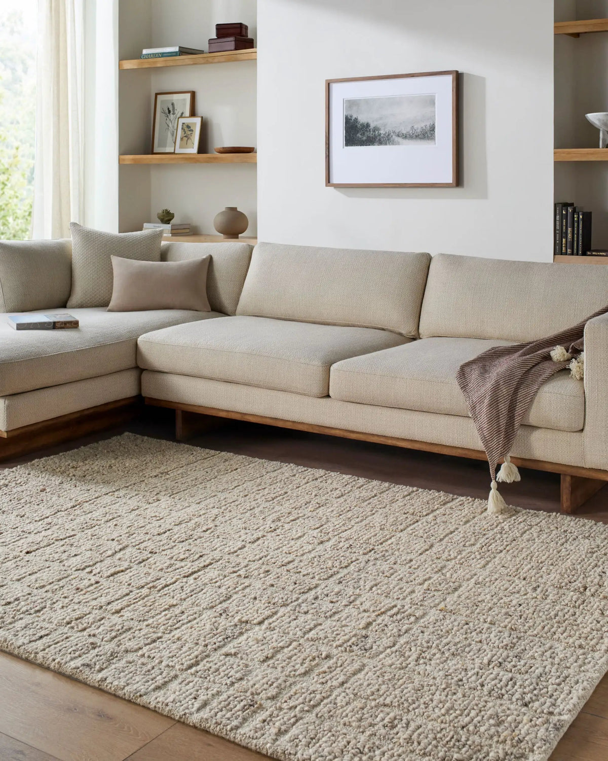 LIVABLISS Divine DVN-2304 Ivory Area Rug