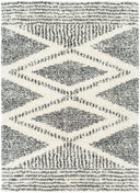 Surya Deluxe Shag DXS-2309 Black Area Rug by LIVABLISS
