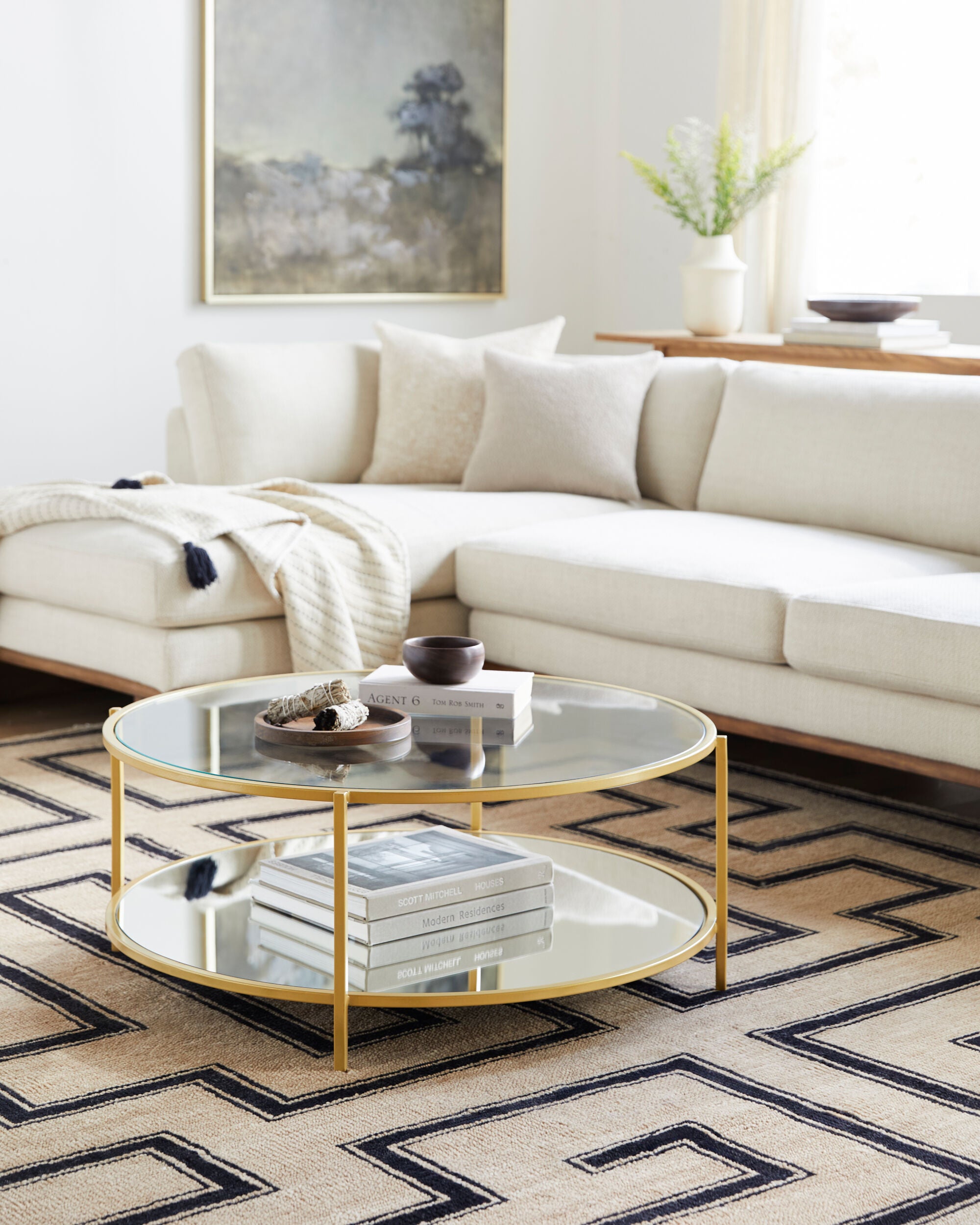 Surya Alecsa EAA-014 Furniture Coffee Table by LIVABLISS