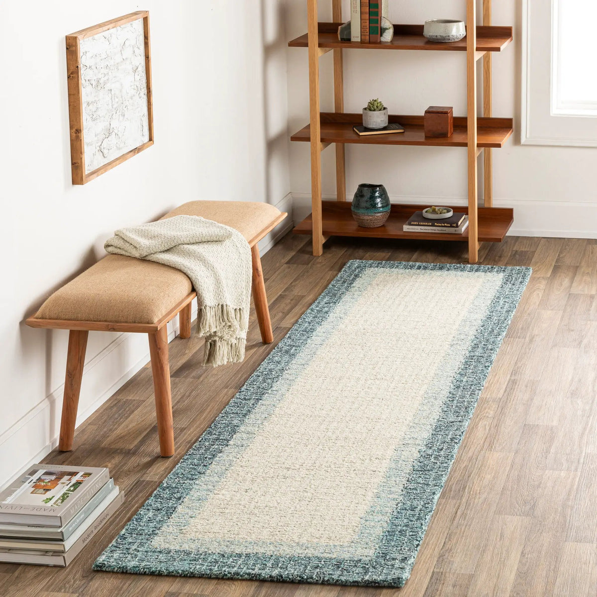 LIVABLISS Elena EAE-2303 Navy Area Rug